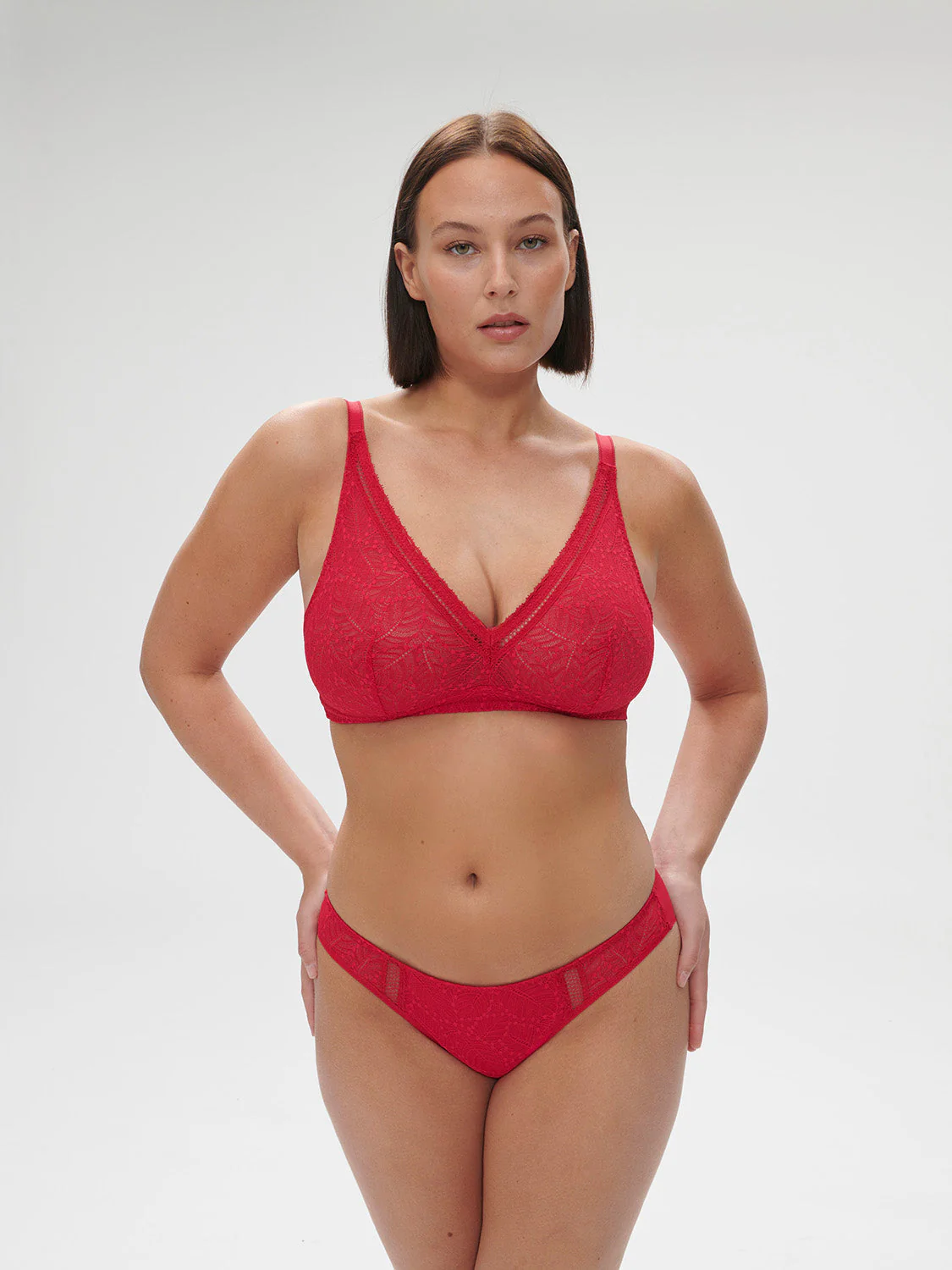 Structured wireless bra - Ruby pink - Image 10