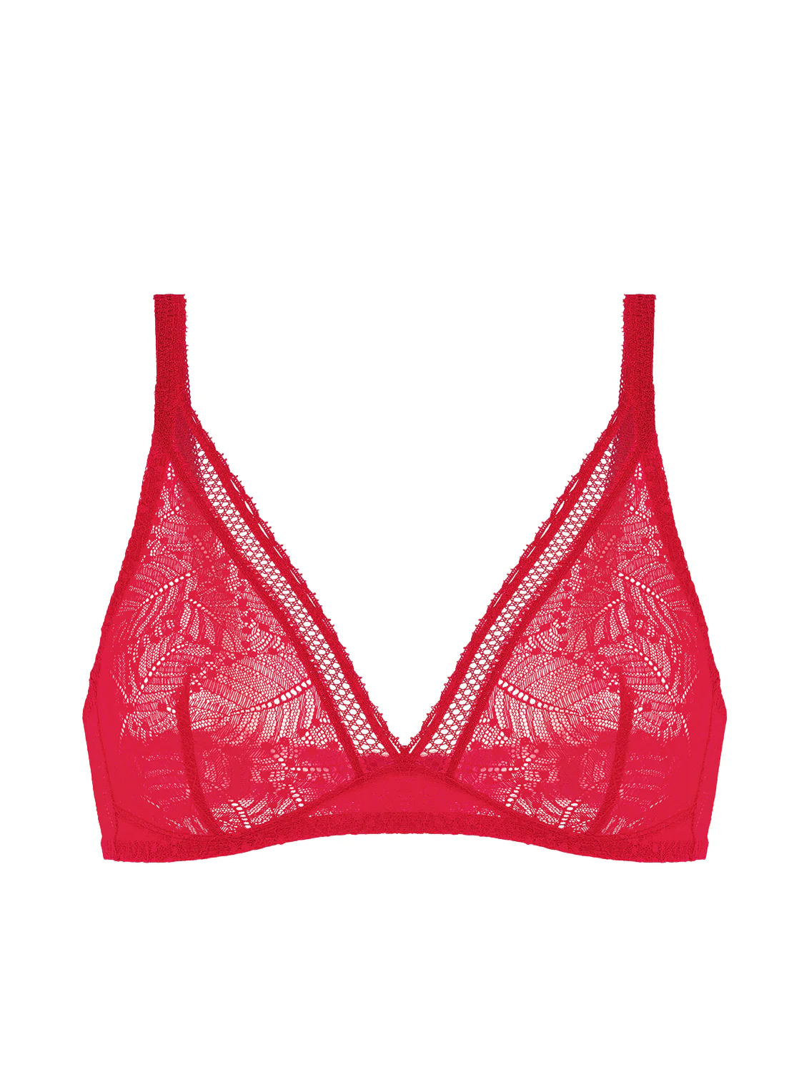 Structured wireless bra - Ruby pink - Image 13
