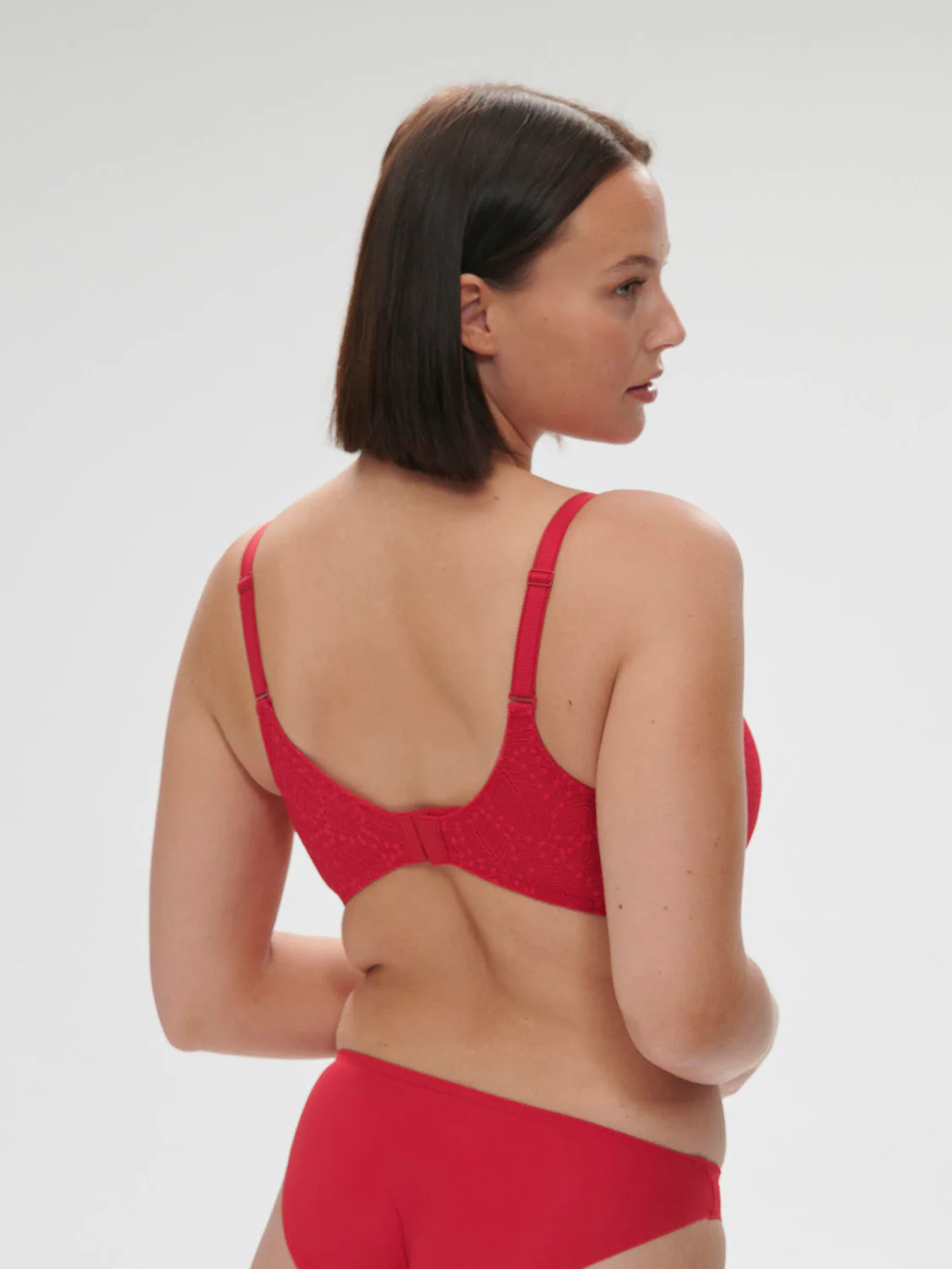 Structured wireless bra - Ruby pink - Image 7