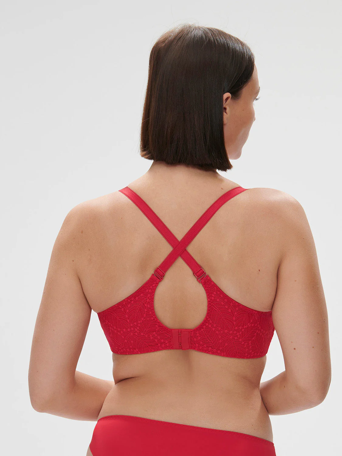 Structured wireless bra - Ruby pink - Image 8
