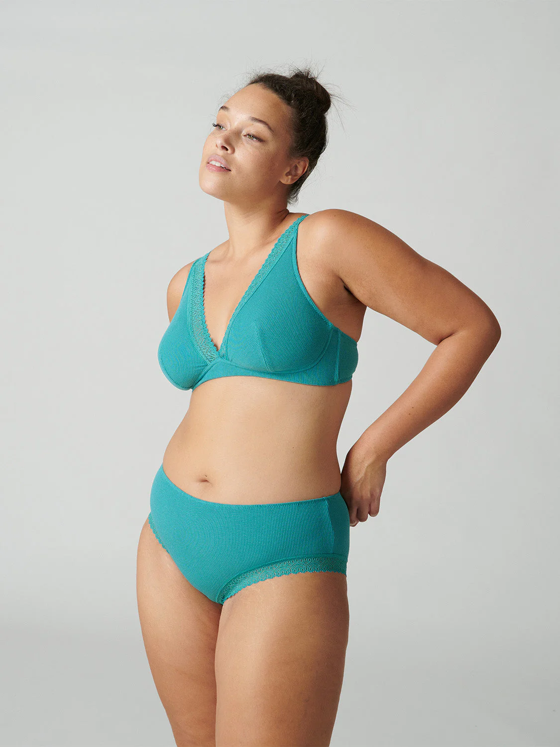 Structured wireless bra - Saline Blue - Image 7