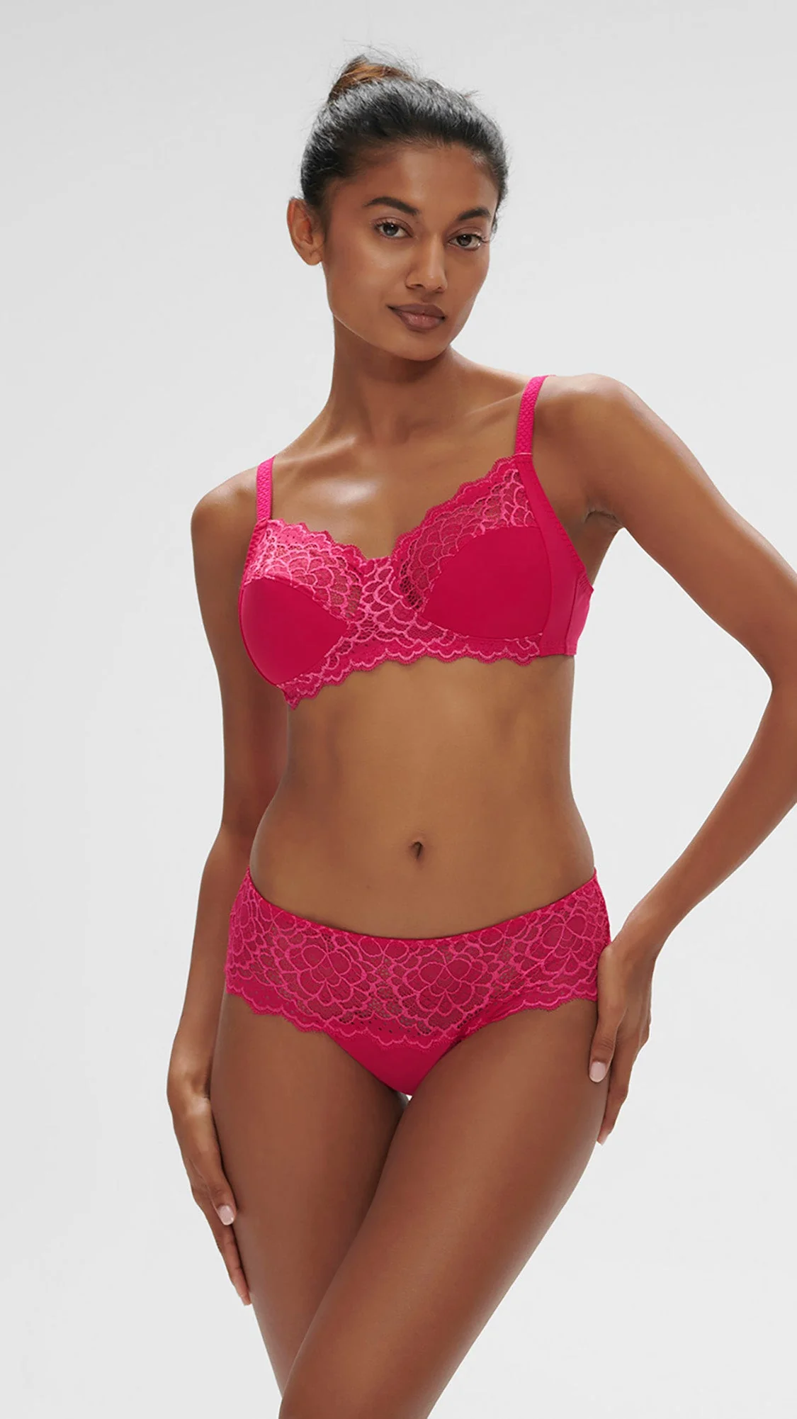 Structured wireless bra - Teaberry Pink - Image 4