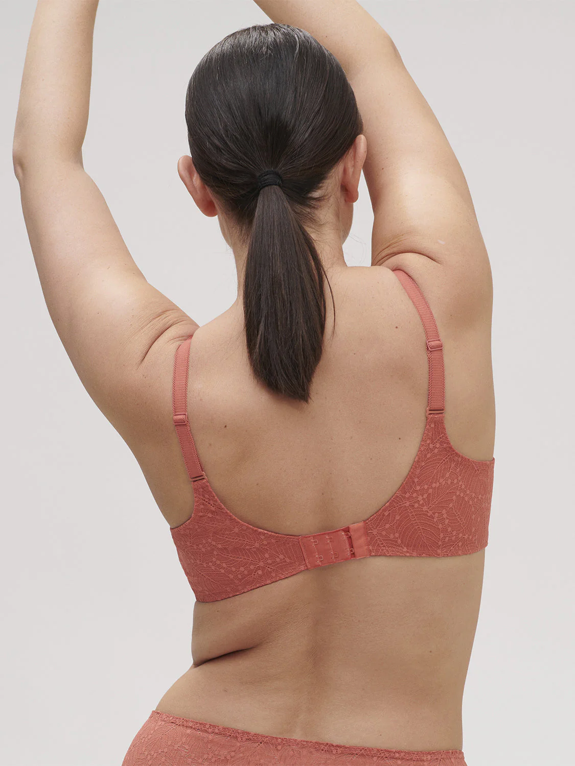 Structured wireless bra - Texas Pink - Image 10