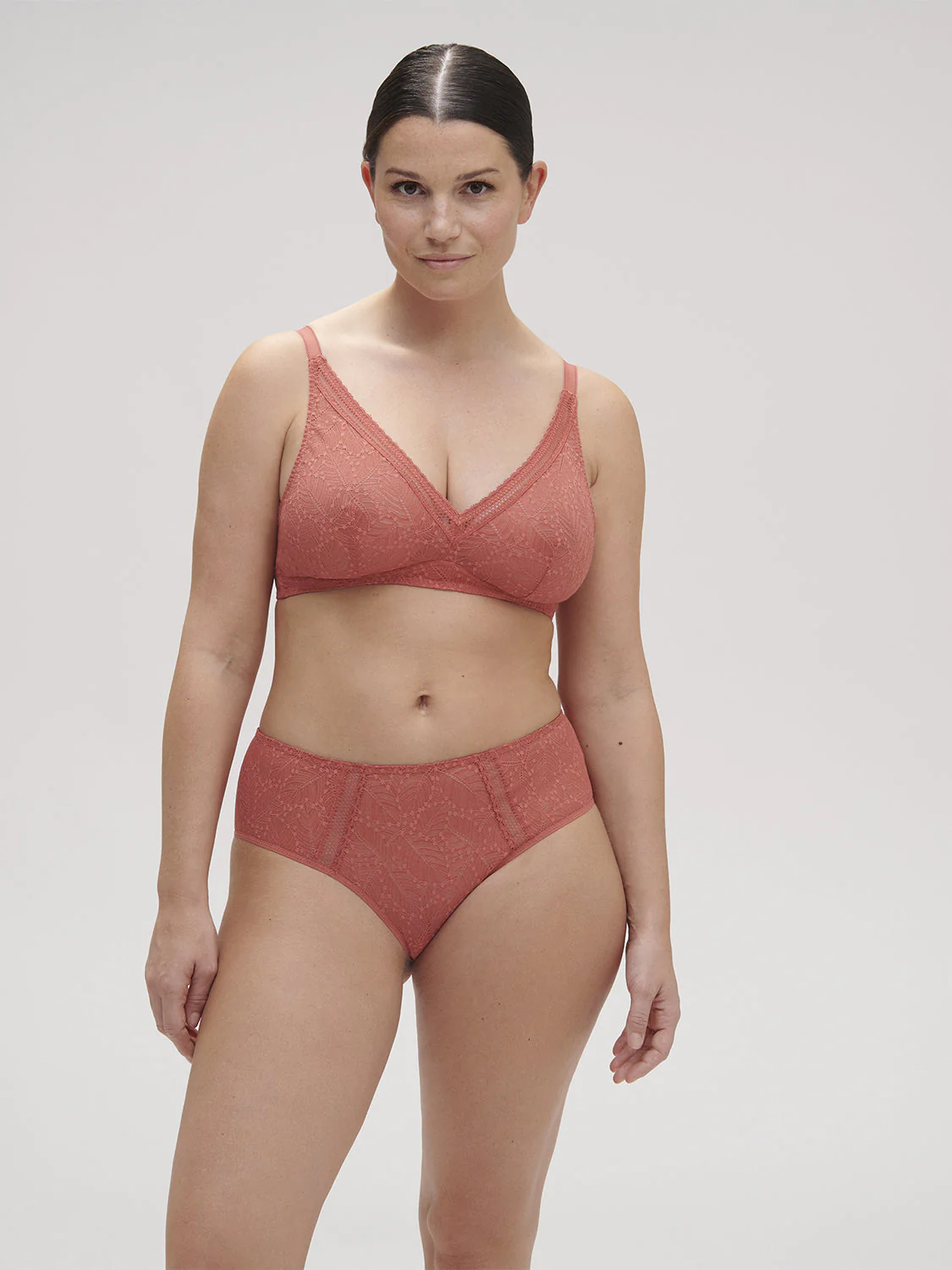 Structured wireless bra - Texas Pink - Image 11