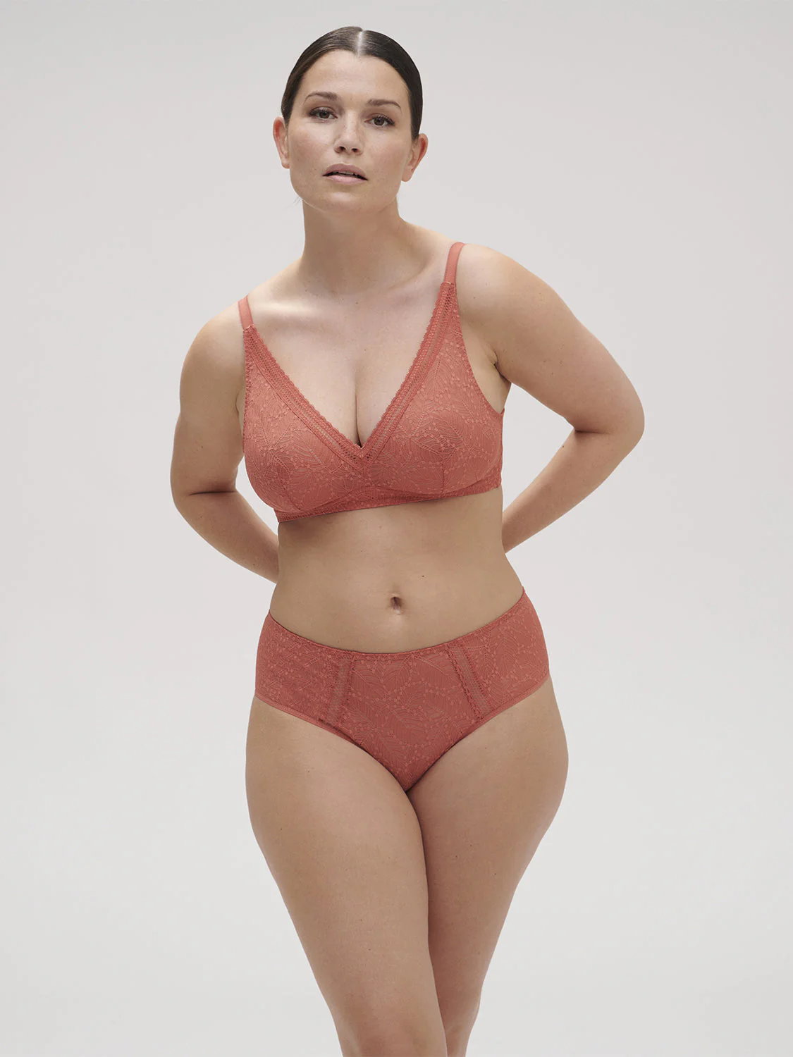 Structured wireless bra - Texas Pink - Image 13
