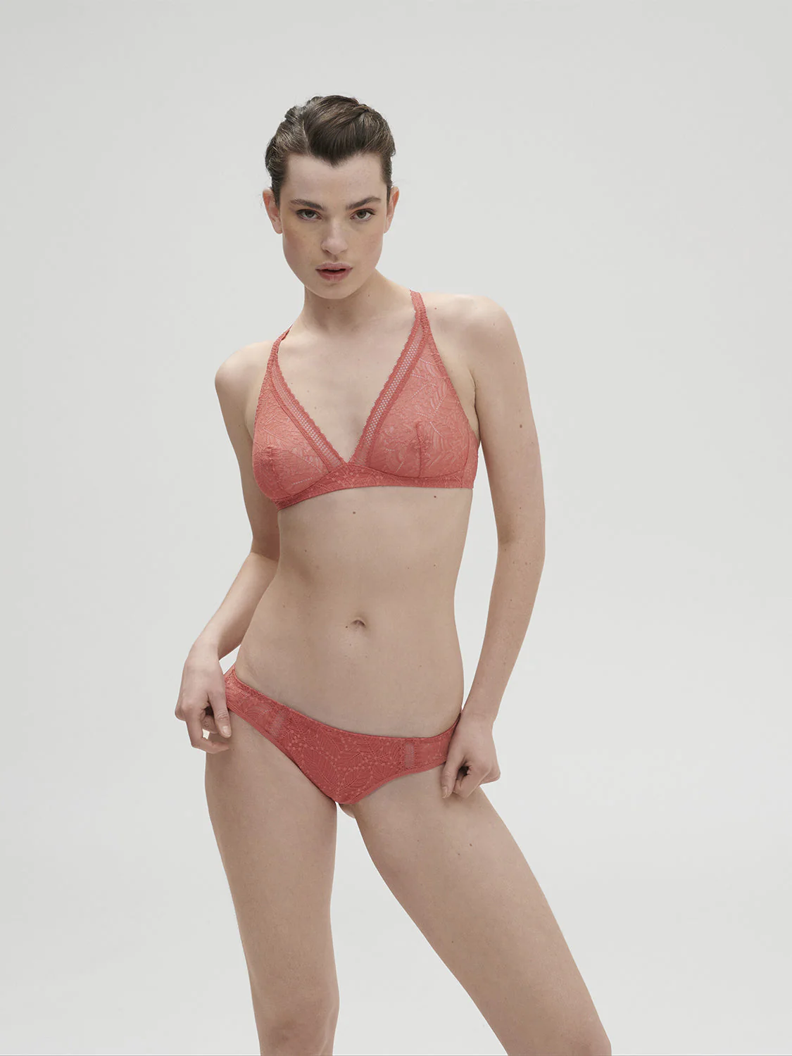 Structured wireless bra - Texas Pink - Image 3