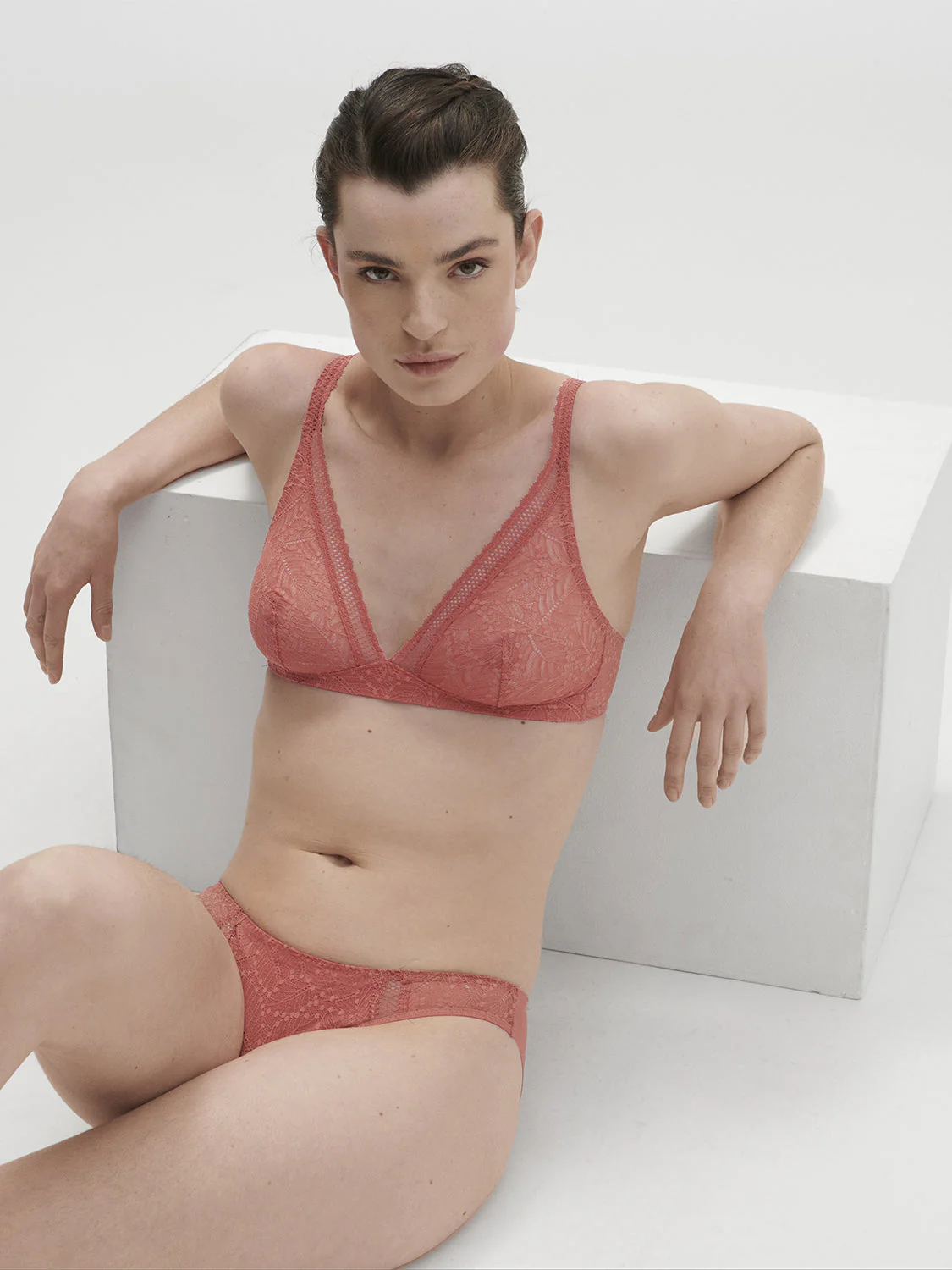 Structured wireless bra - Texas Pink - Image 5