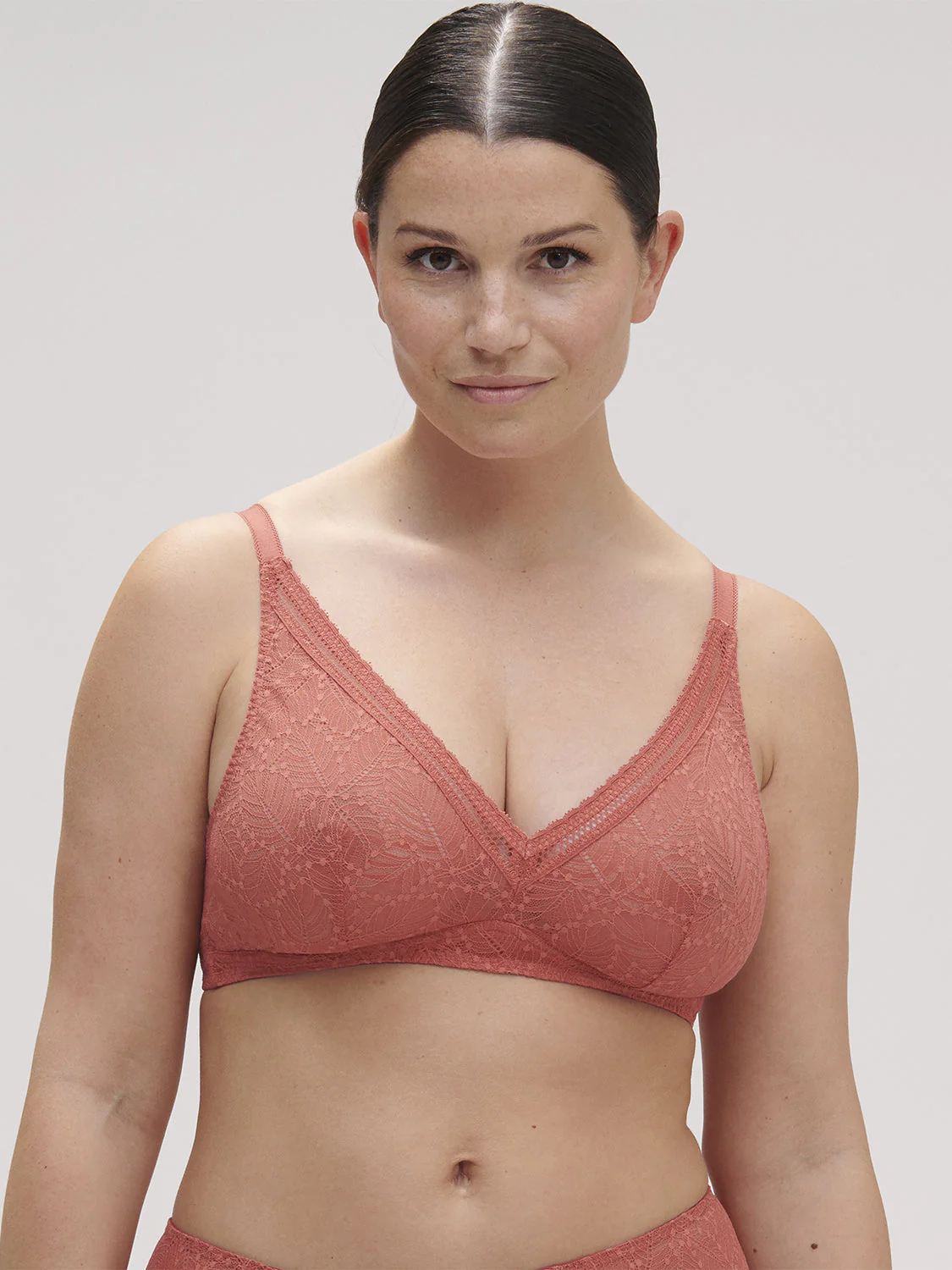 Structured wireless bra - Texas Pink - Image 9