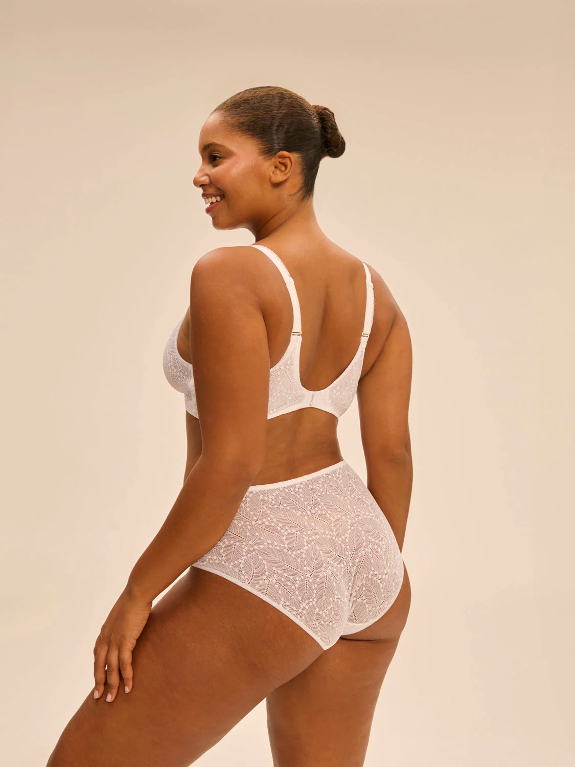 Structured wireless bra - White - Image 11