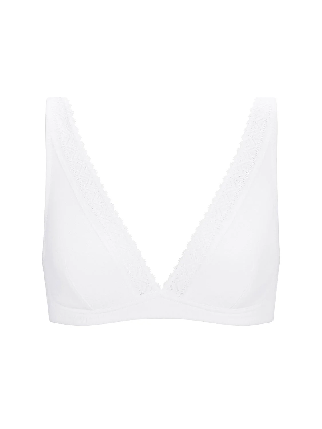 Structured wireless bra - White - Image 11
