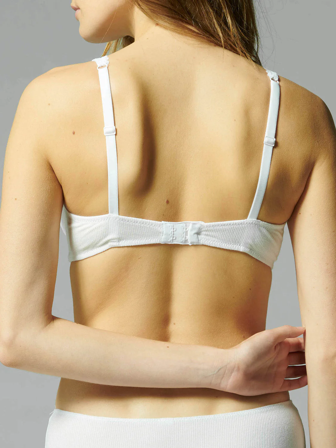 Structured wireless bra - White - Image 5