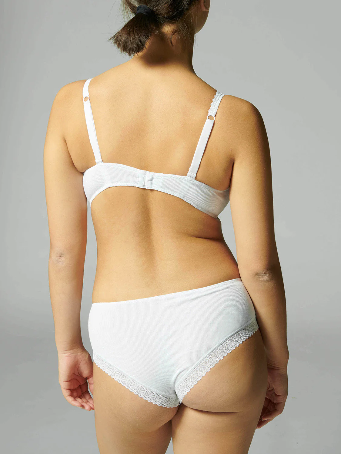 Structured wireless bra - White - Image 9