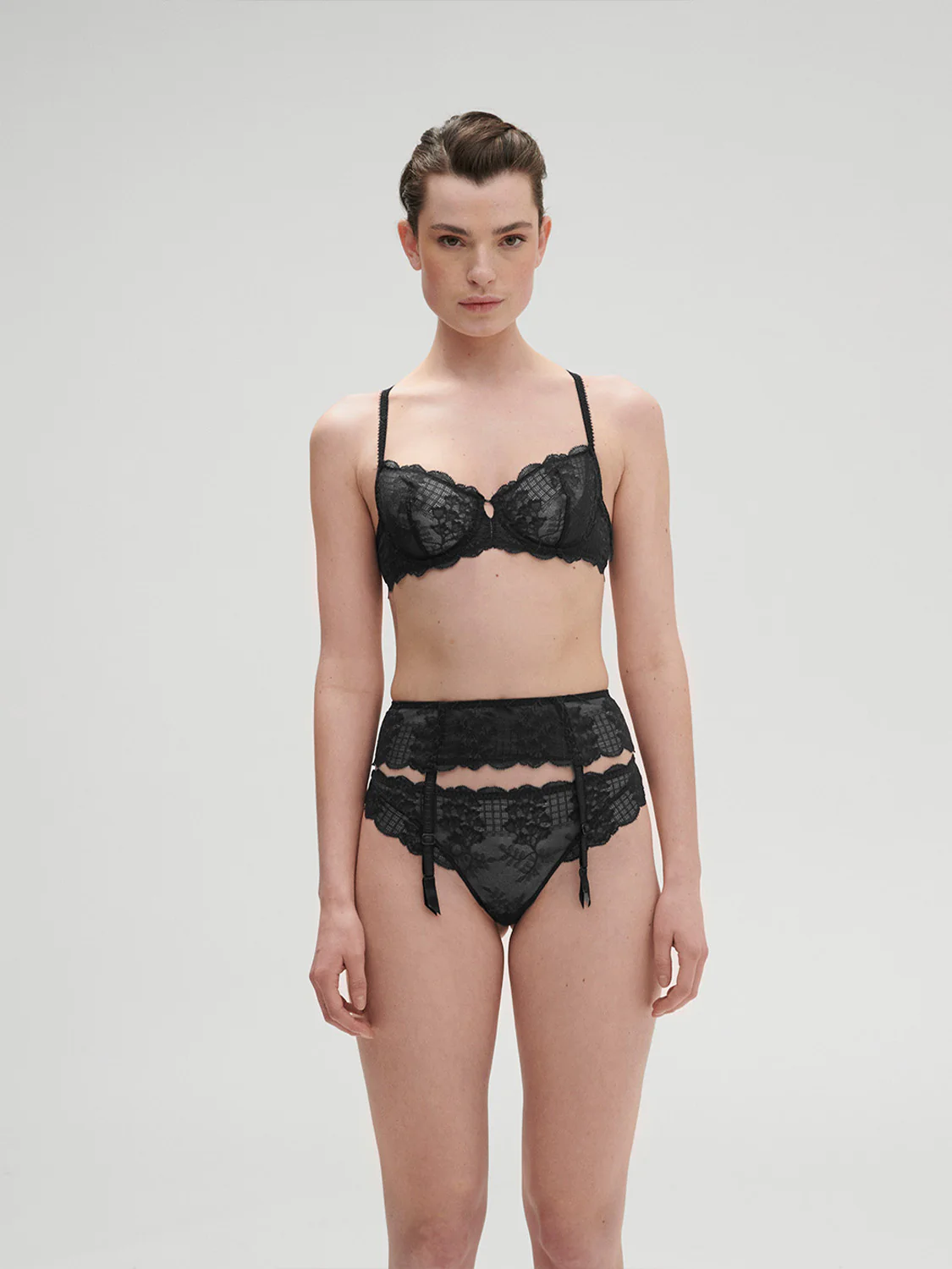 Suspender Belt - Black - Image 3