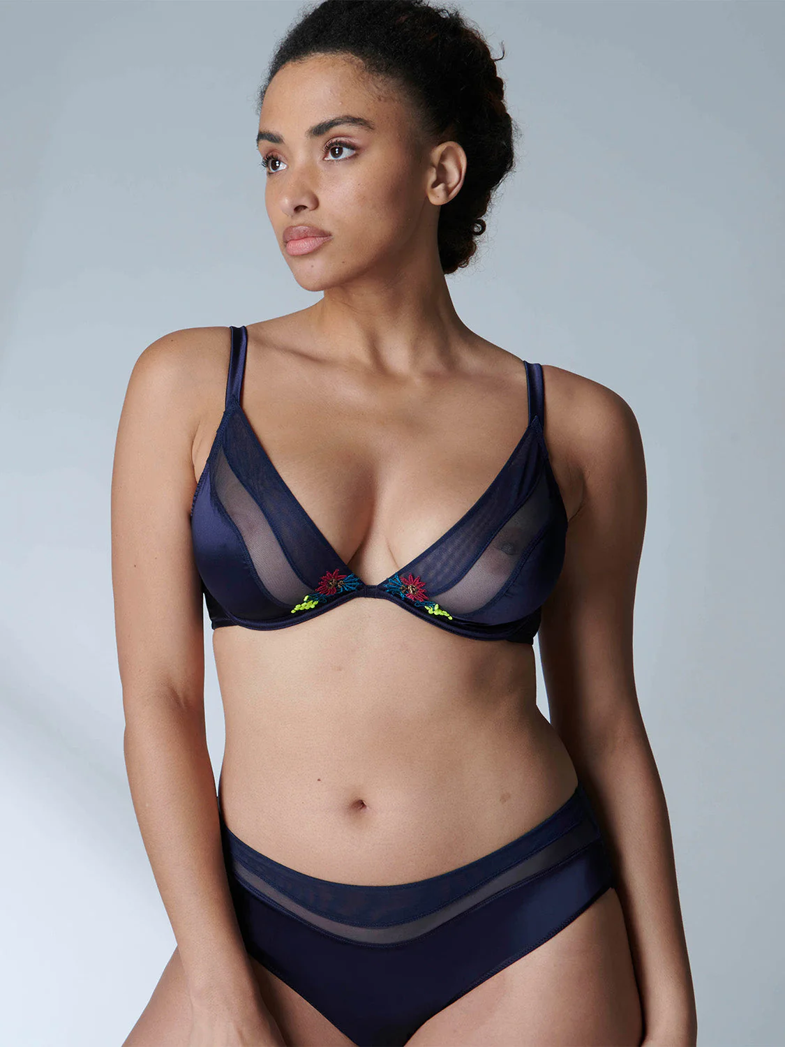 Triangle bra - Night Blue - Image 6