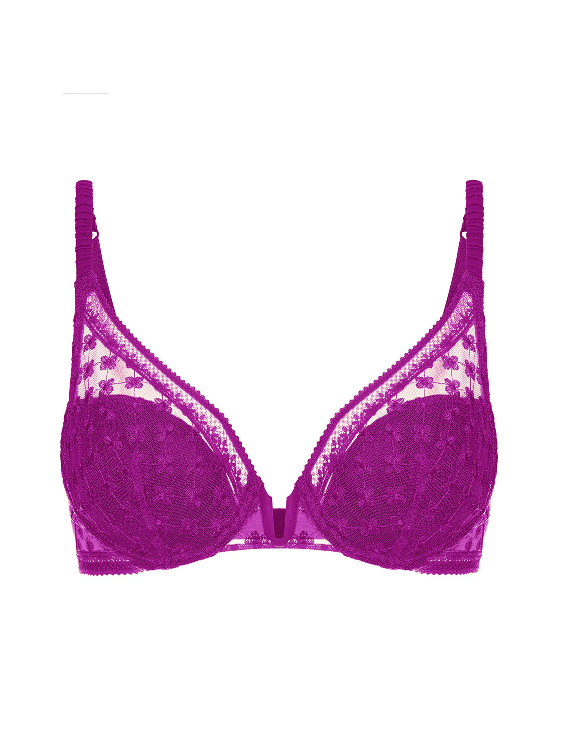 Triangle push-up bra - Bougainvillea - Image 6