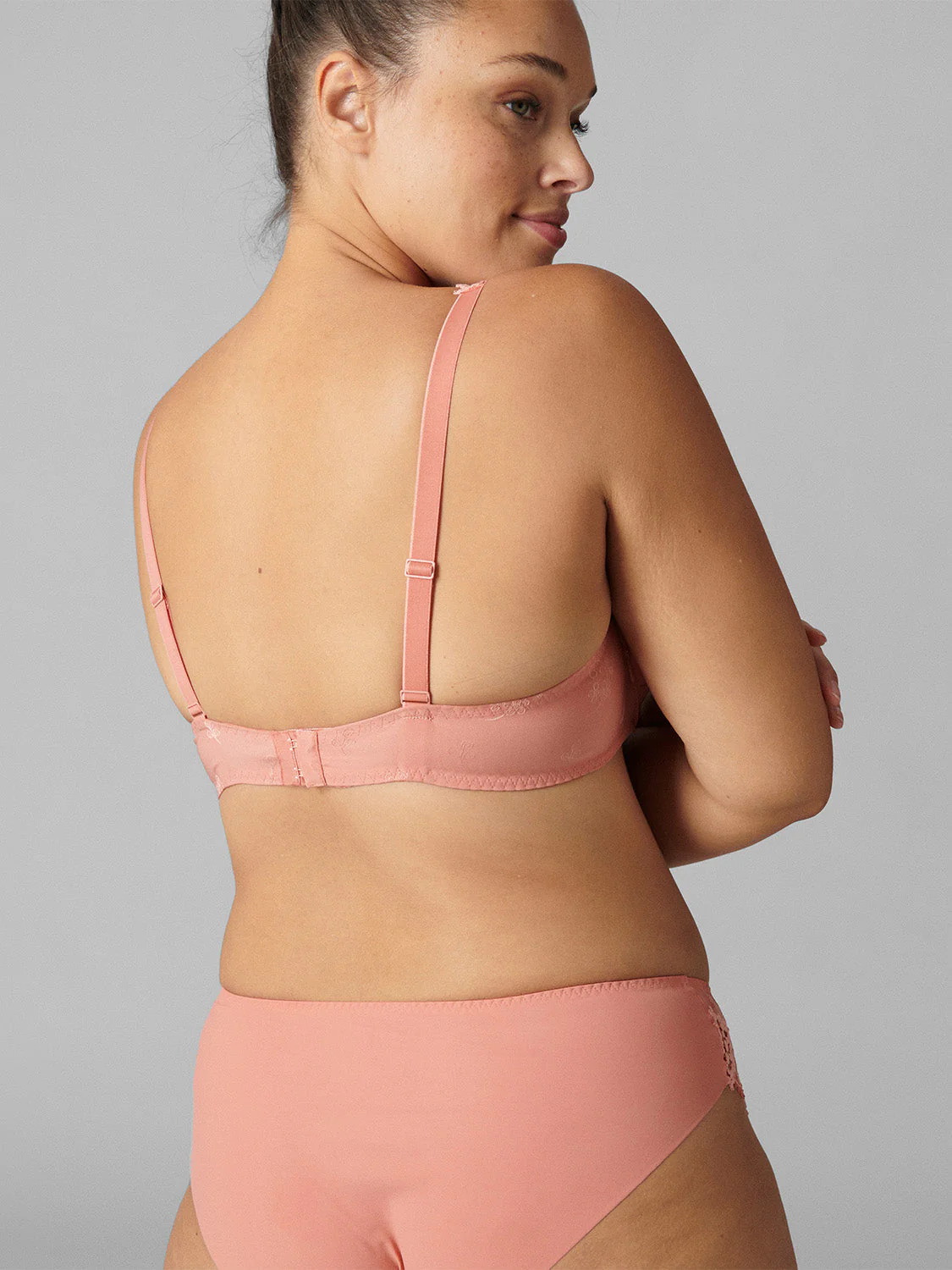 Triangle push-up bra - Ginger Pink - Image 11