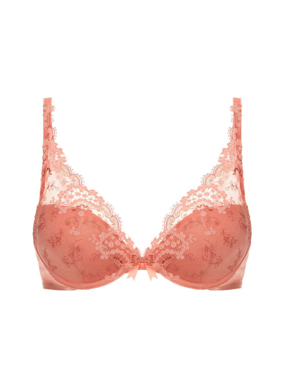 Triangle push-up bra - Ginger Pink - Image 12