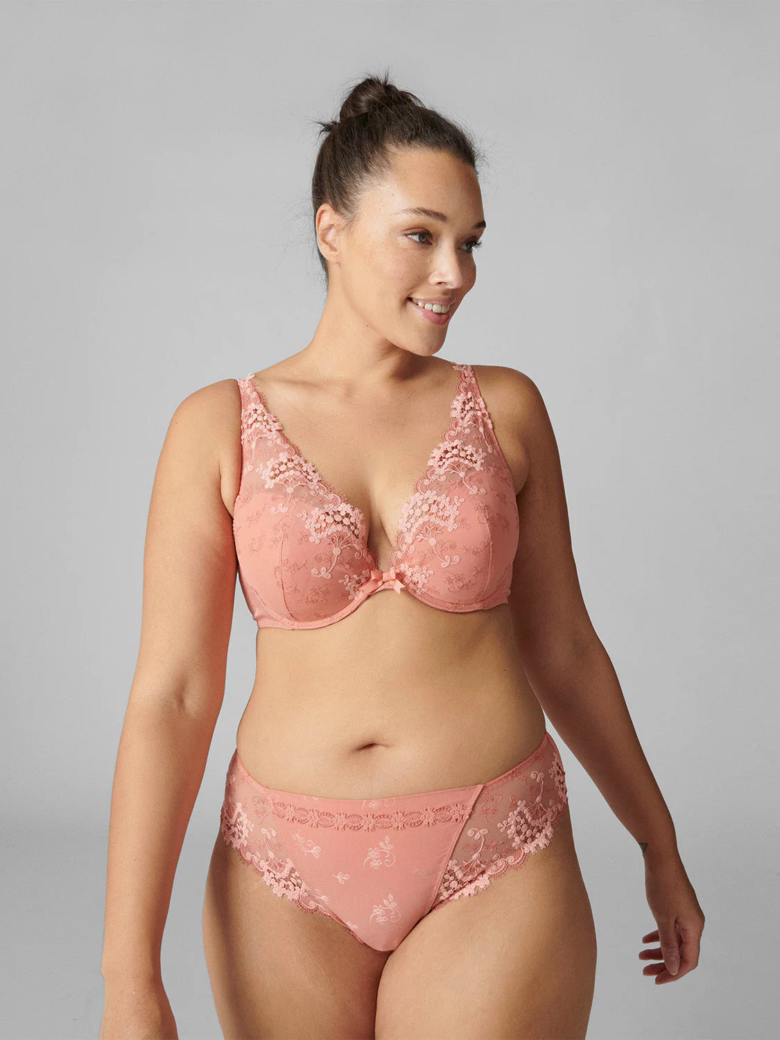 Triangle push-up bra - Ginger Pink - Image 7