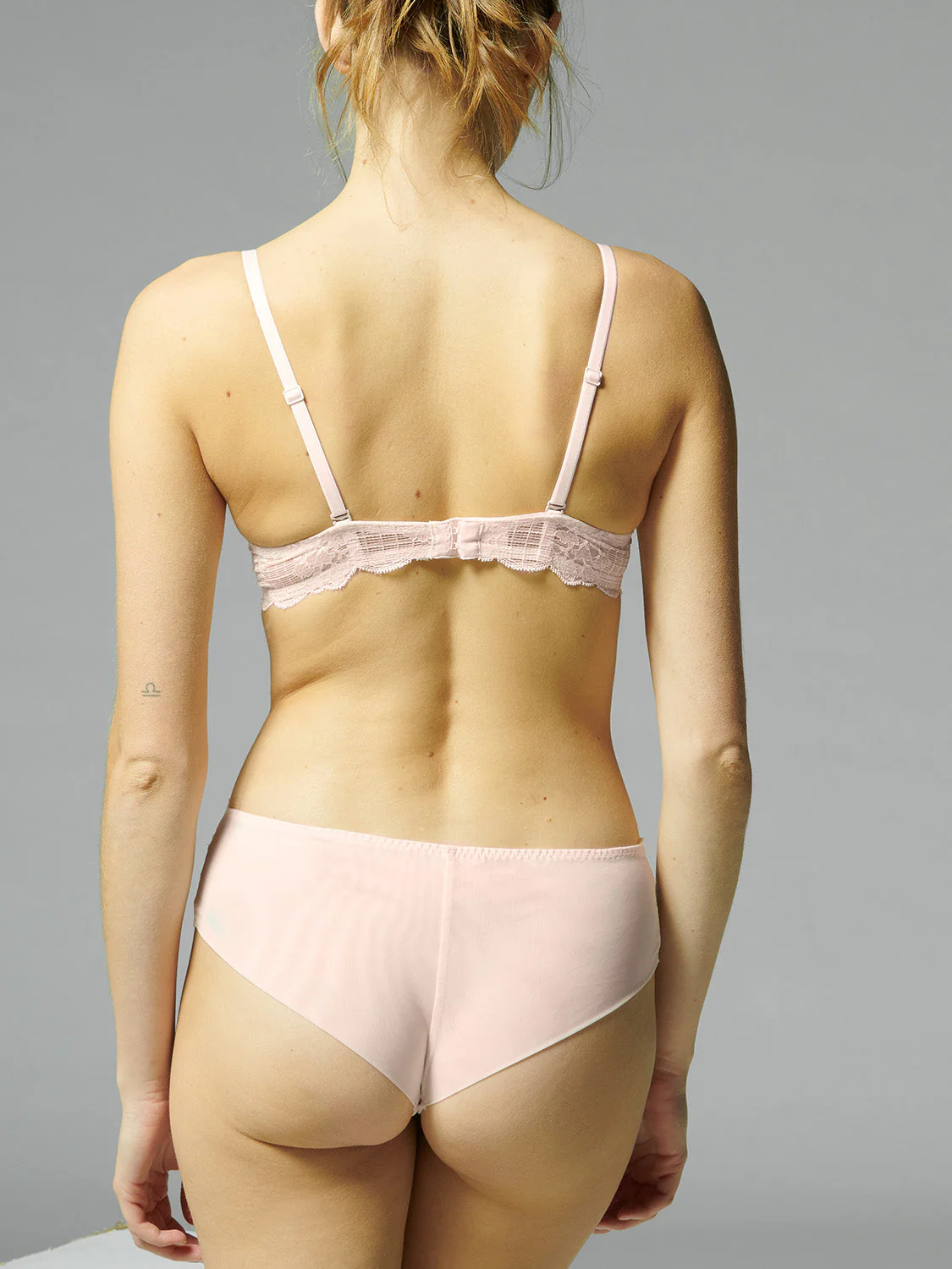 Triangle push-up bra - Sakura pink - Image 6