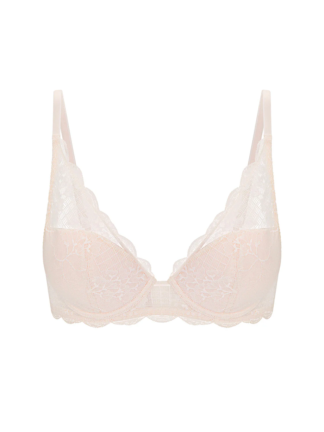 Triangle push-up bra - Sakura pink - Image 8