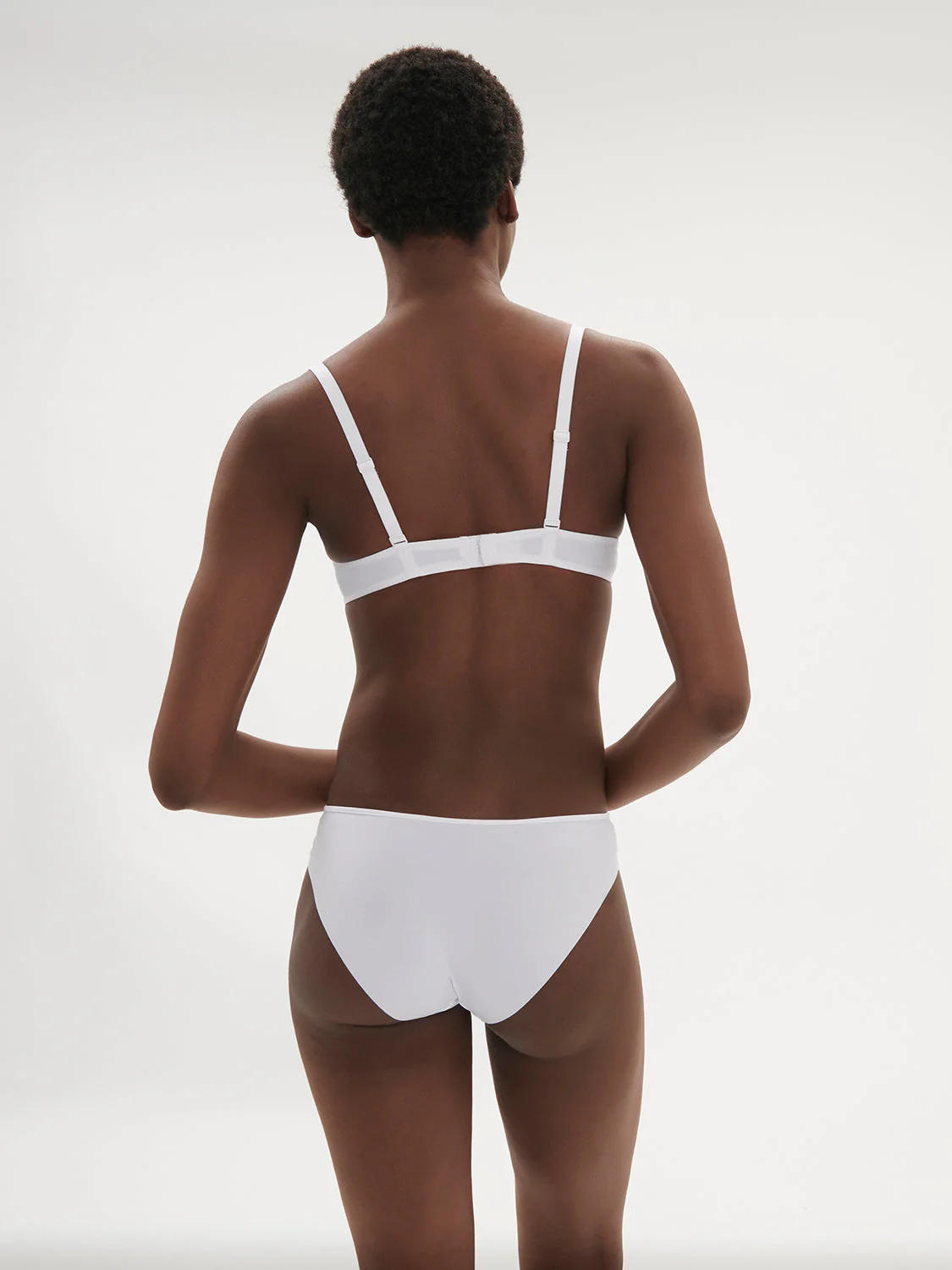 Triangle push-up bra - White - Image 7