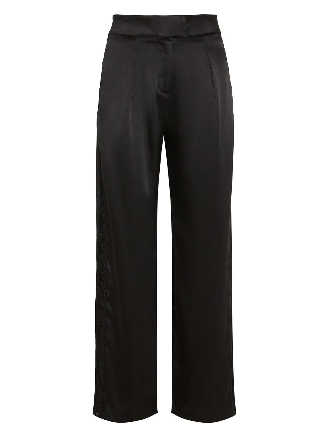 Trousers with embroidery - Black - Image 10
