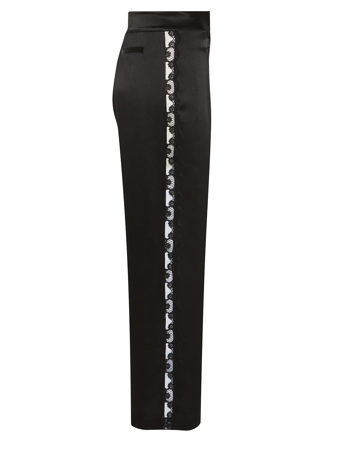 Trousers with embroidery - Black - Image 9
