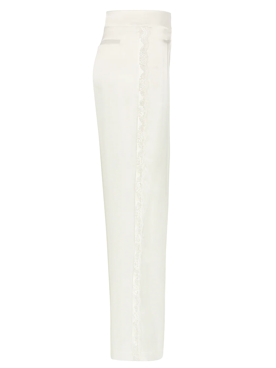 Trousers with embroidery - Natural - Image 6
