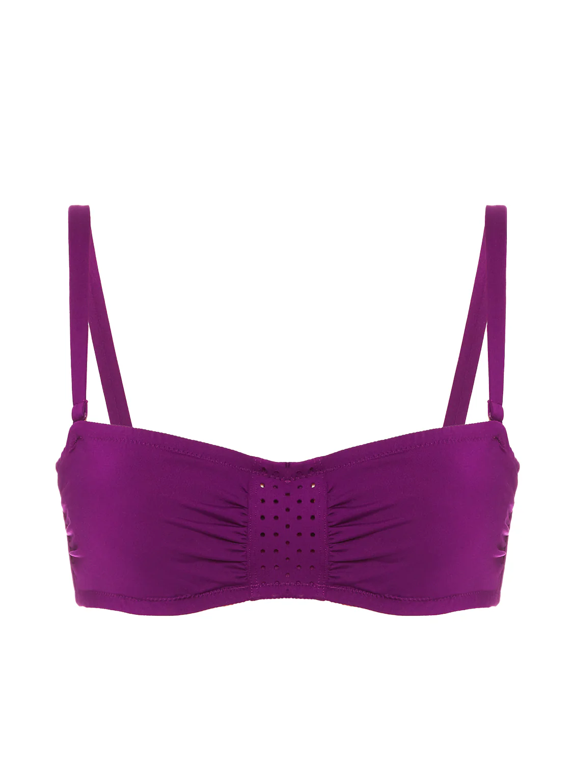 Underwired bandeau bikini top - Blackberry - Image 9
