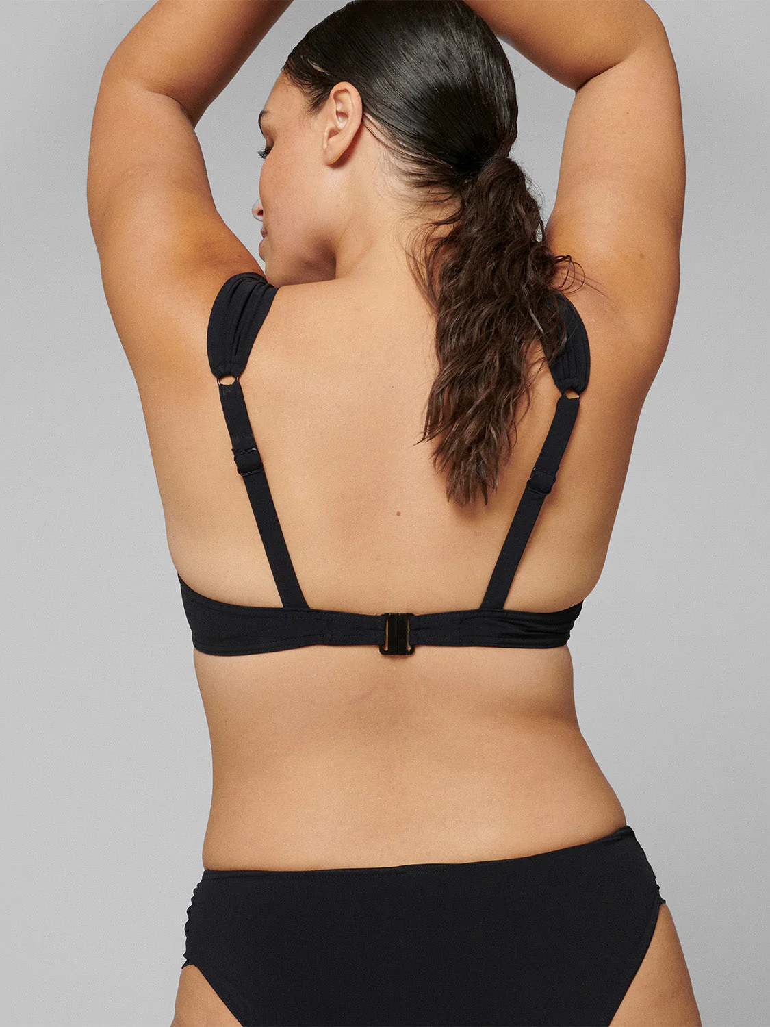 Underwired bikini top - Black - Image 5