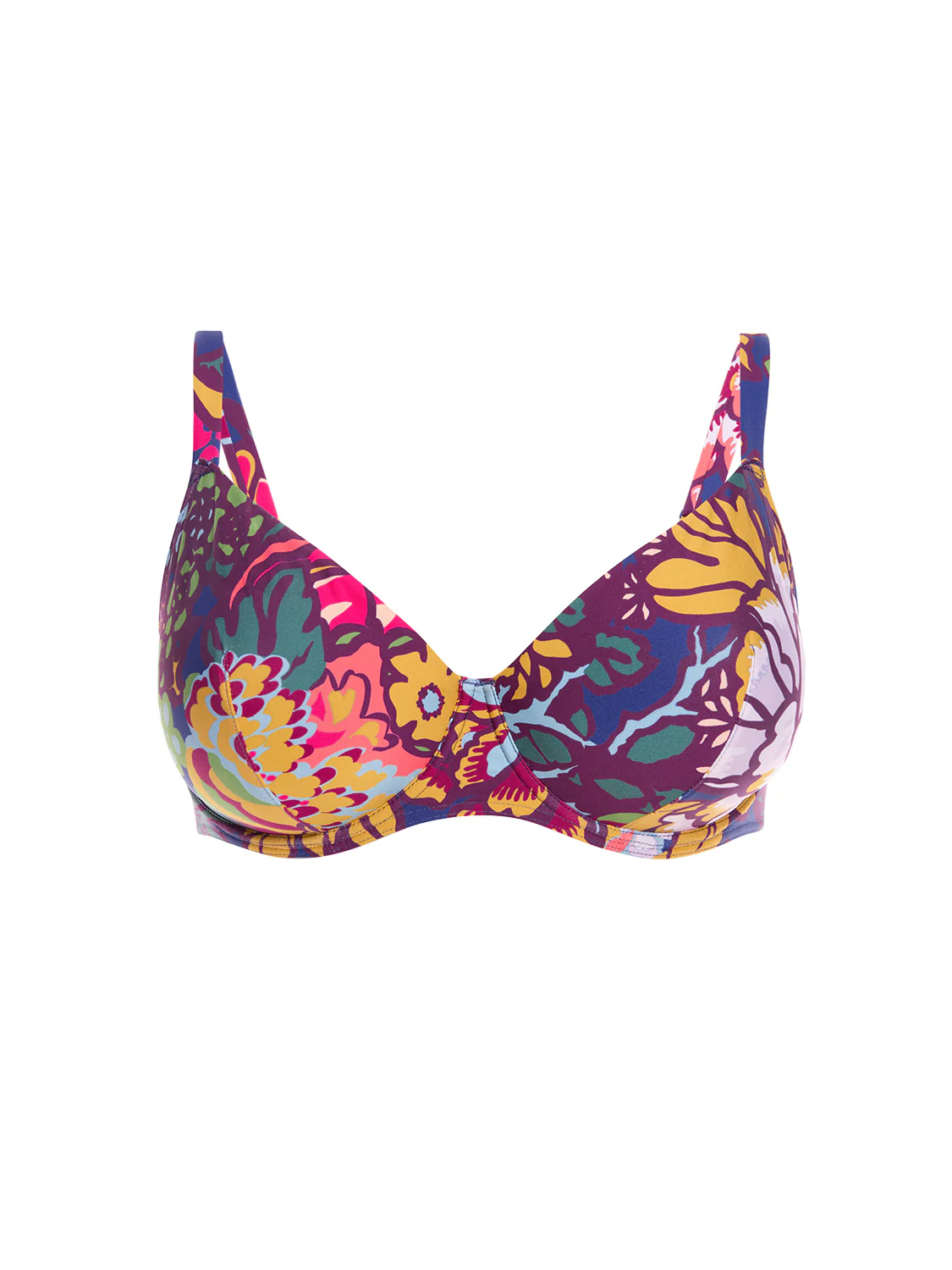 Underwired bikini top - Bloom Print - Image 6