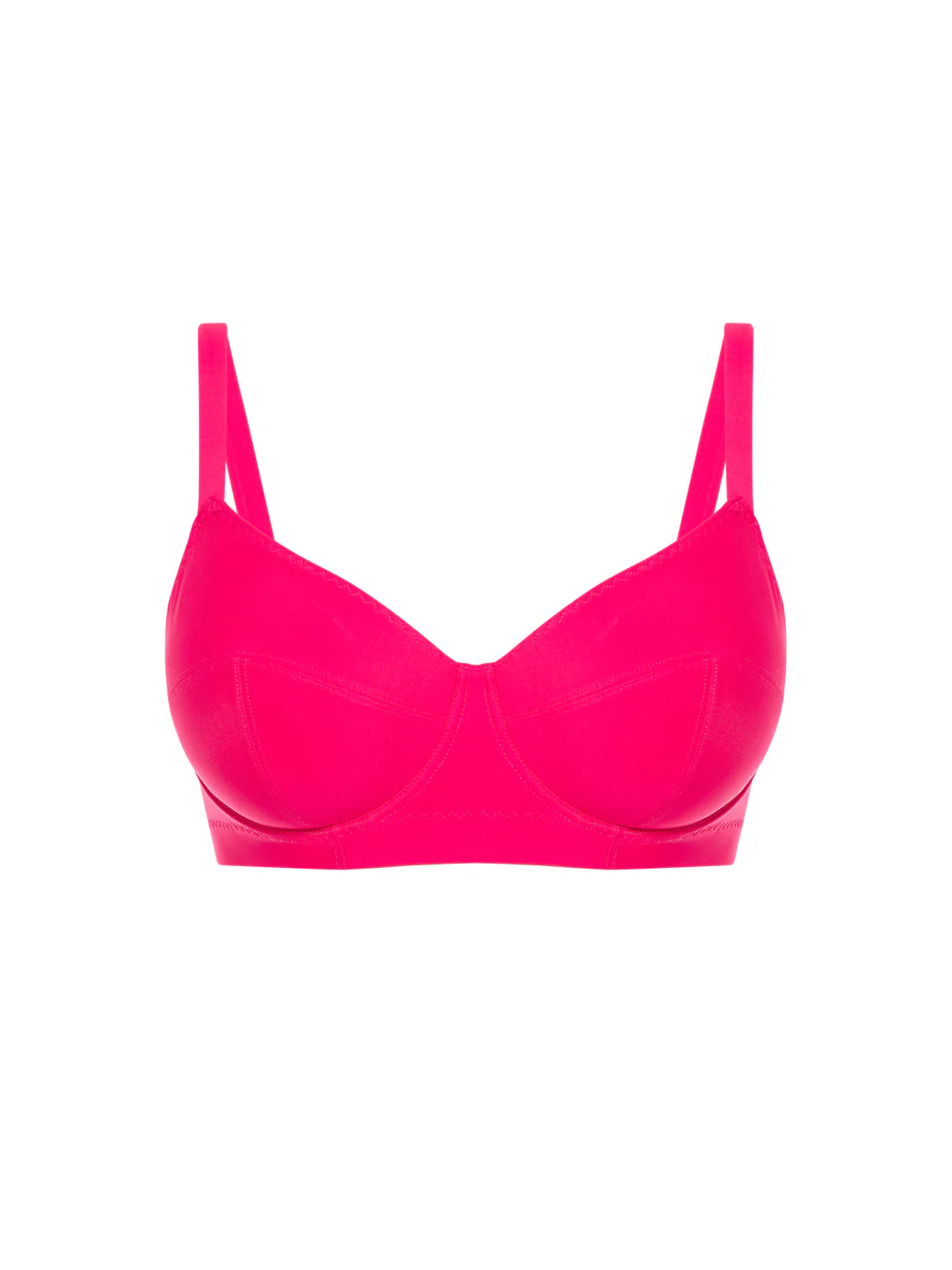 Underwired bikini top - Lipstick - Image 6