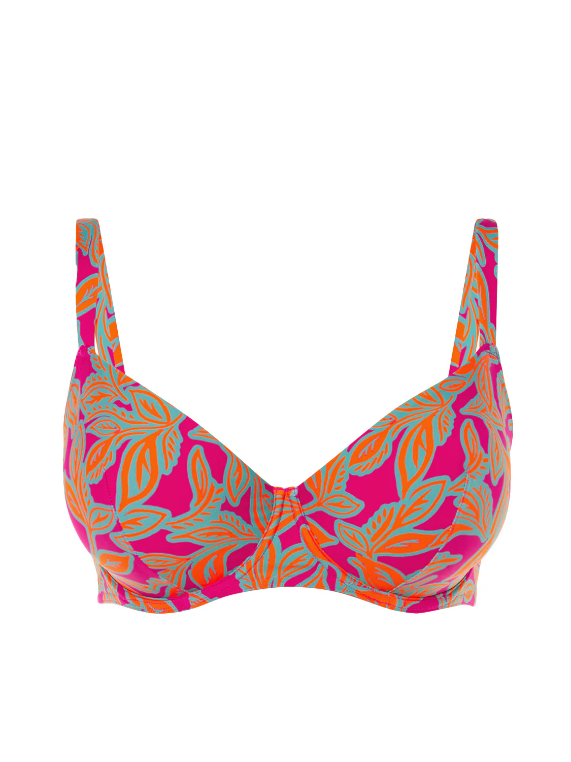 Underwired bikini top - Menara Pink Print - Image 6