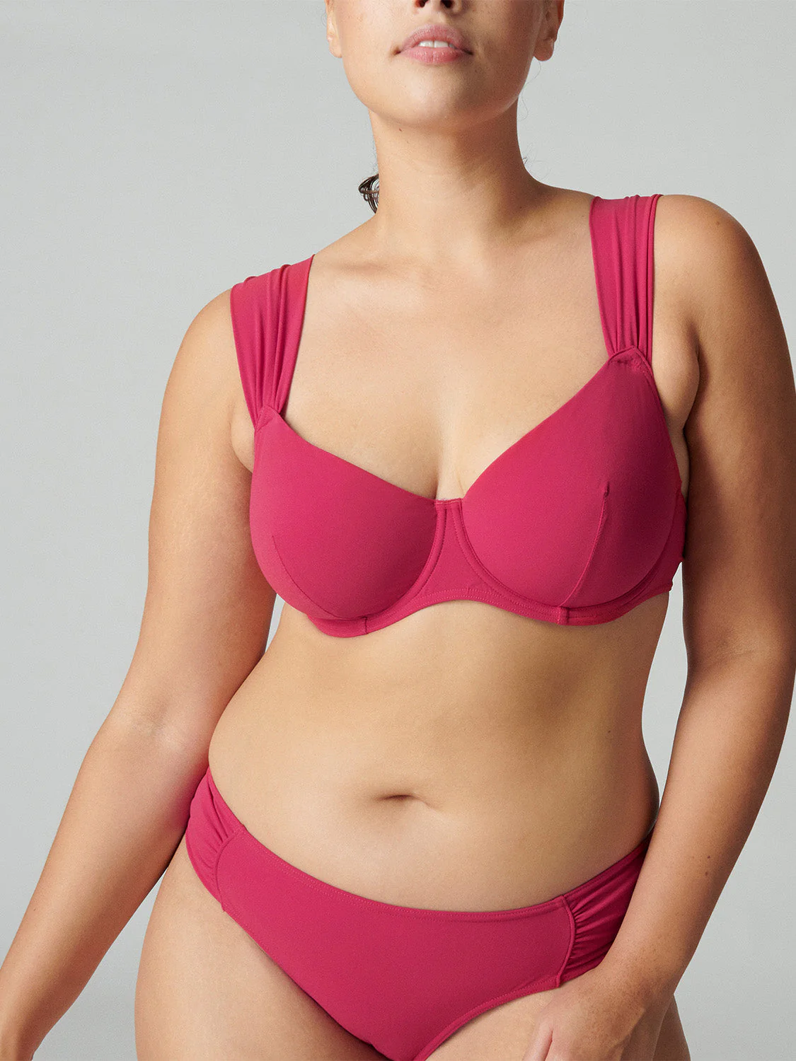 Underwired bikini top - Raspberry - Image 3