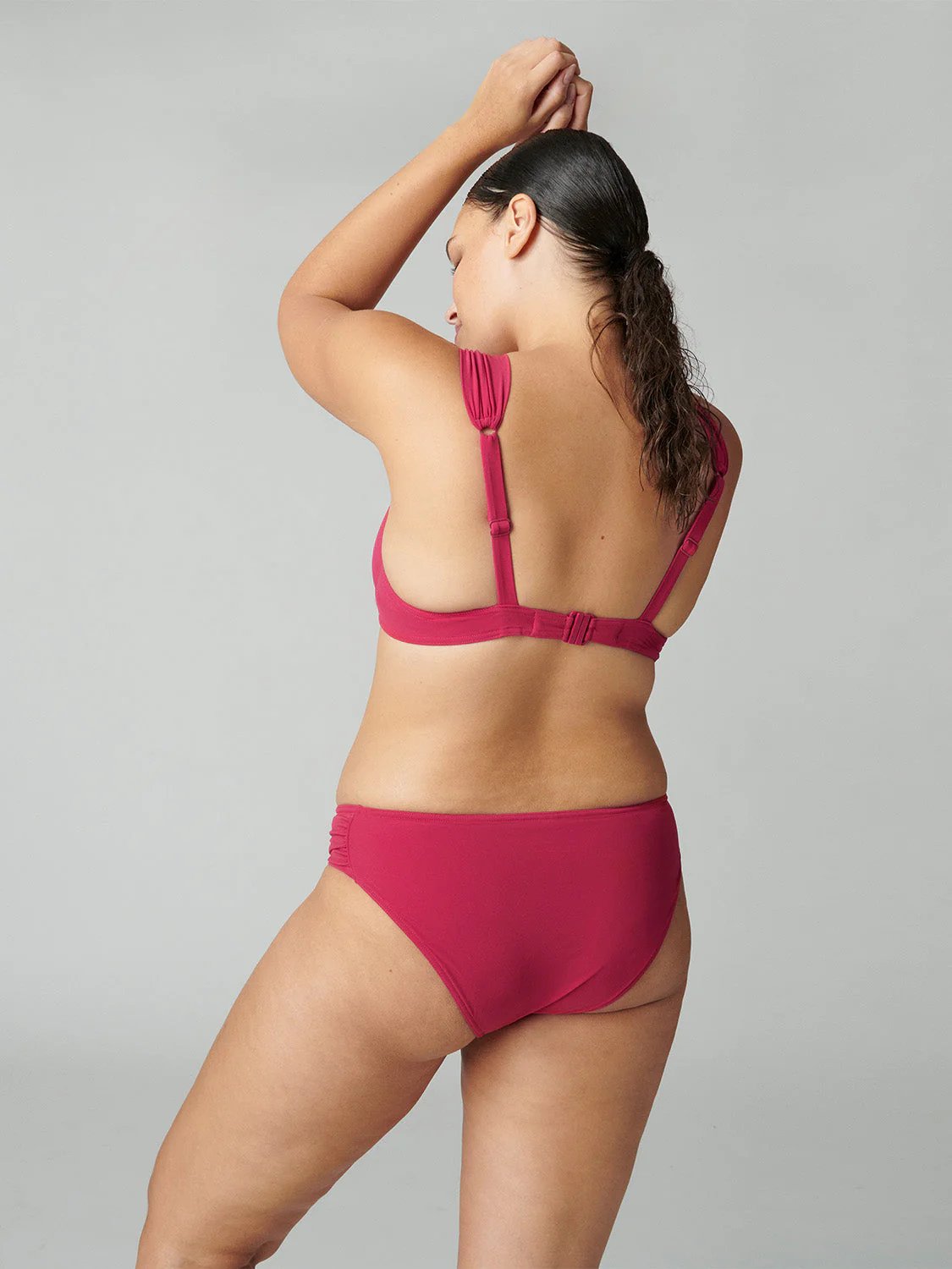 Underwired bikini top - Raspberry - Image 4