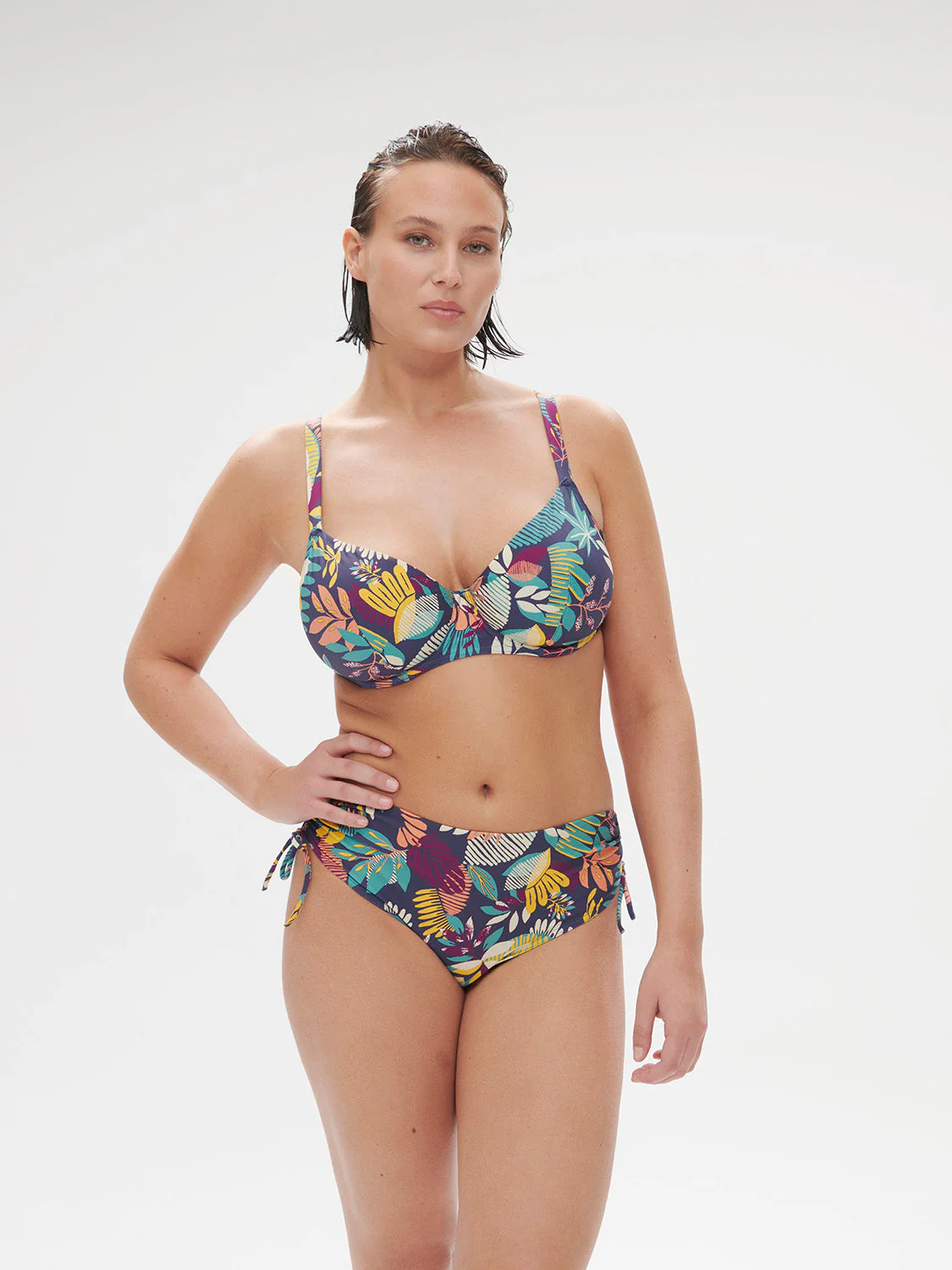 Underwired bikini top - Seaside Blue Print - Image 4
