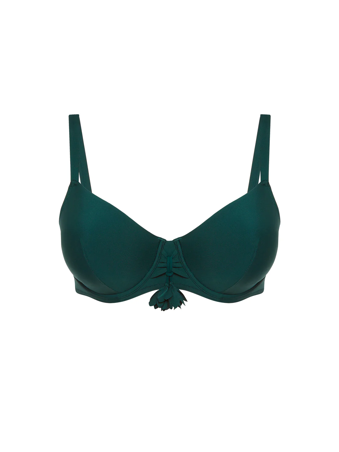 Underwired bikini top - Tropical Green - Image 7