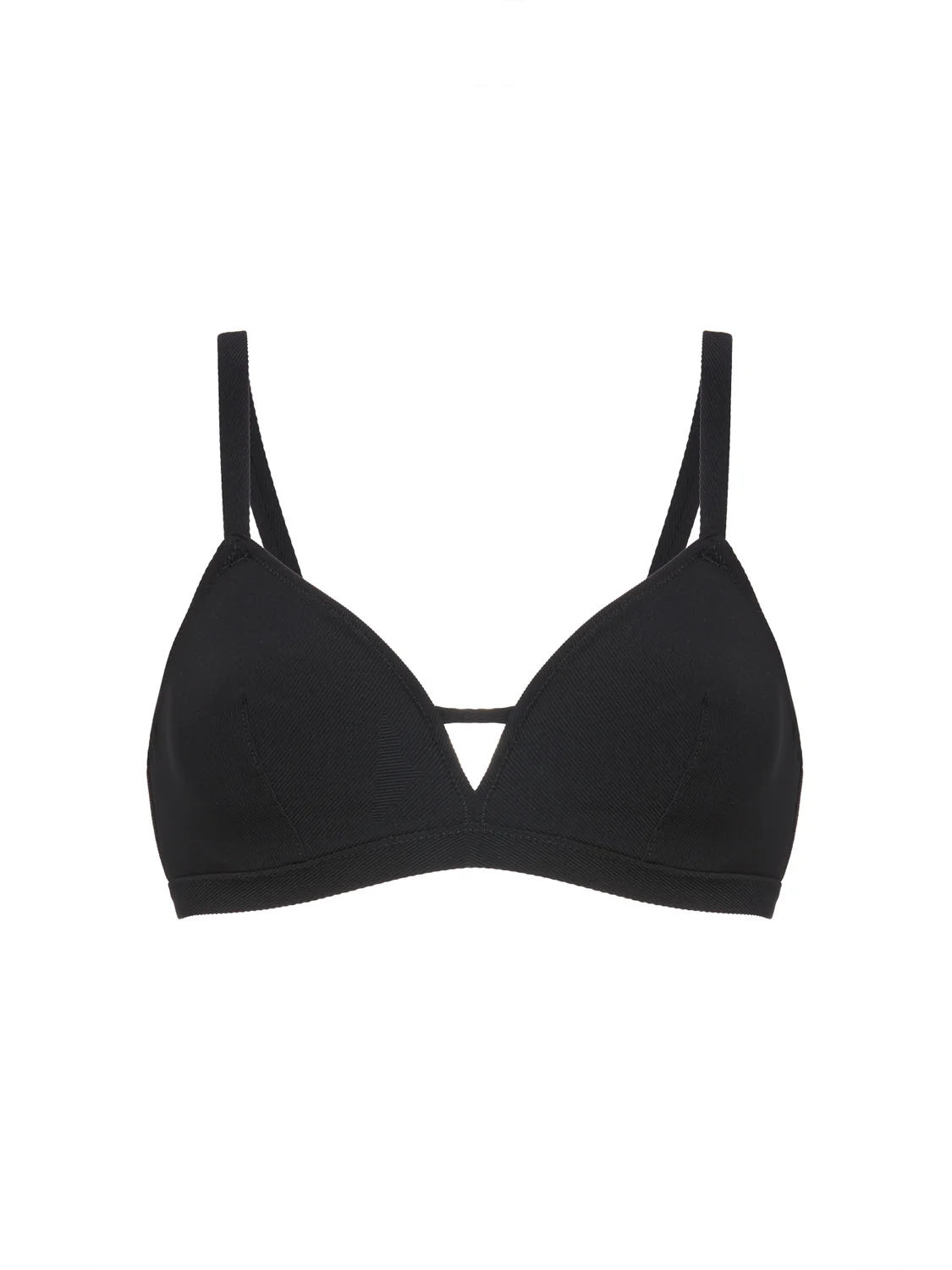 Underwired bikini triangle - Black - Image 7