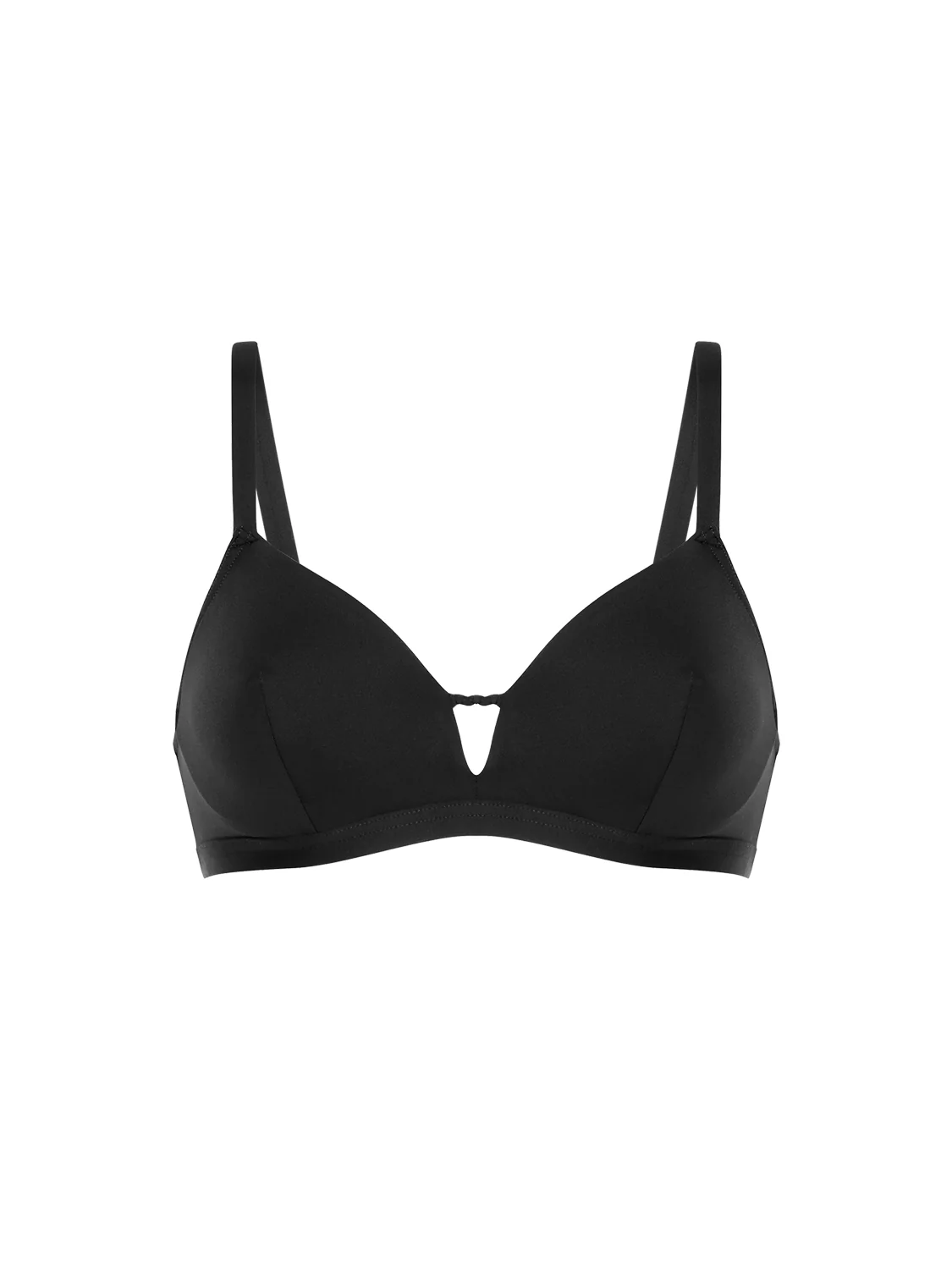 Underwired bikini triangle - Black - Image 12
