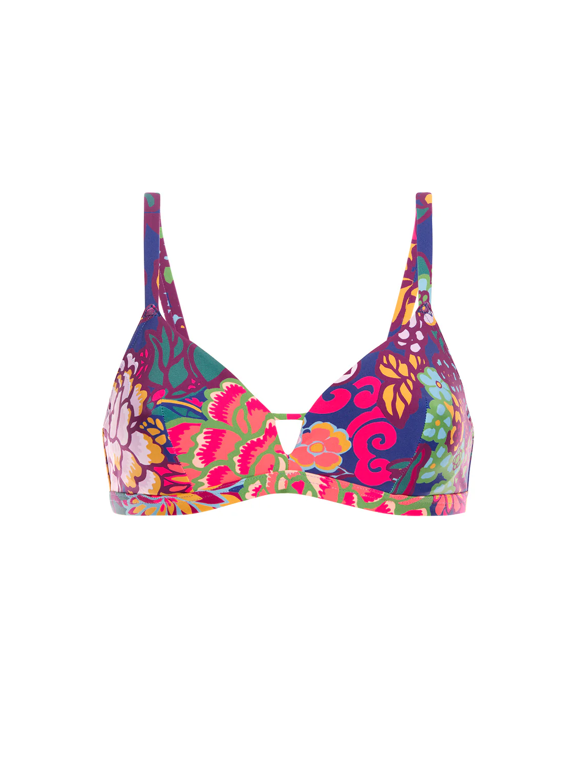 Underwired bikini triangle - Bloom Print - Image 6