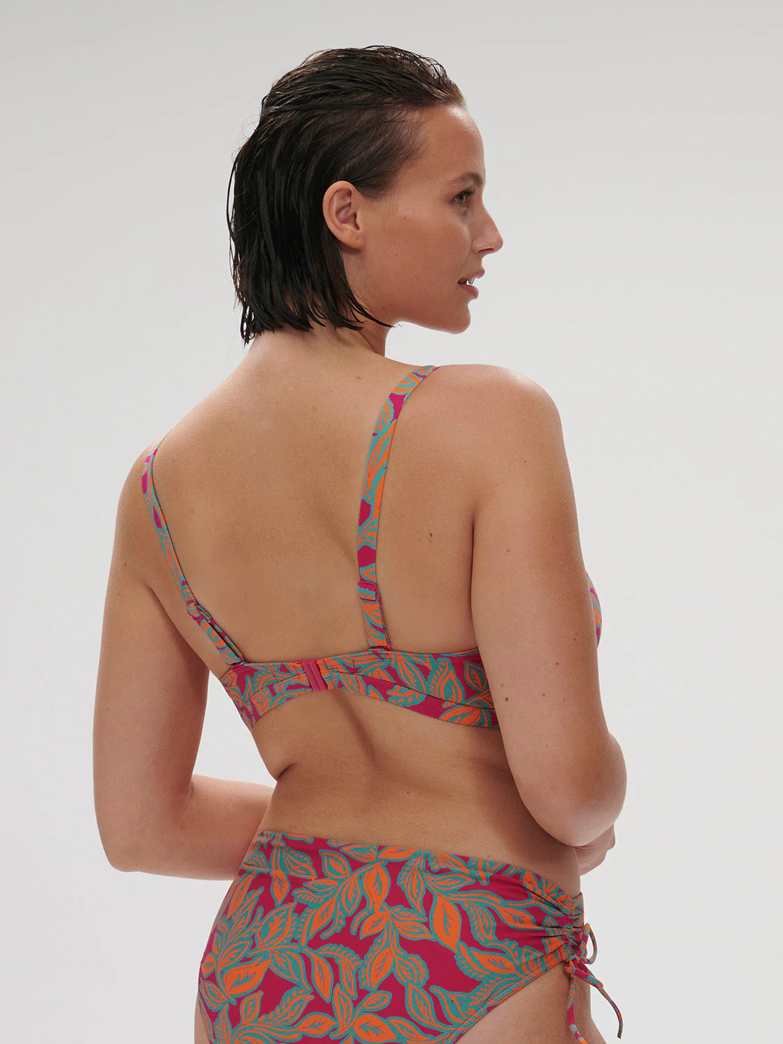 Underwired bikini triangle - Menara Pink Print - Image 7