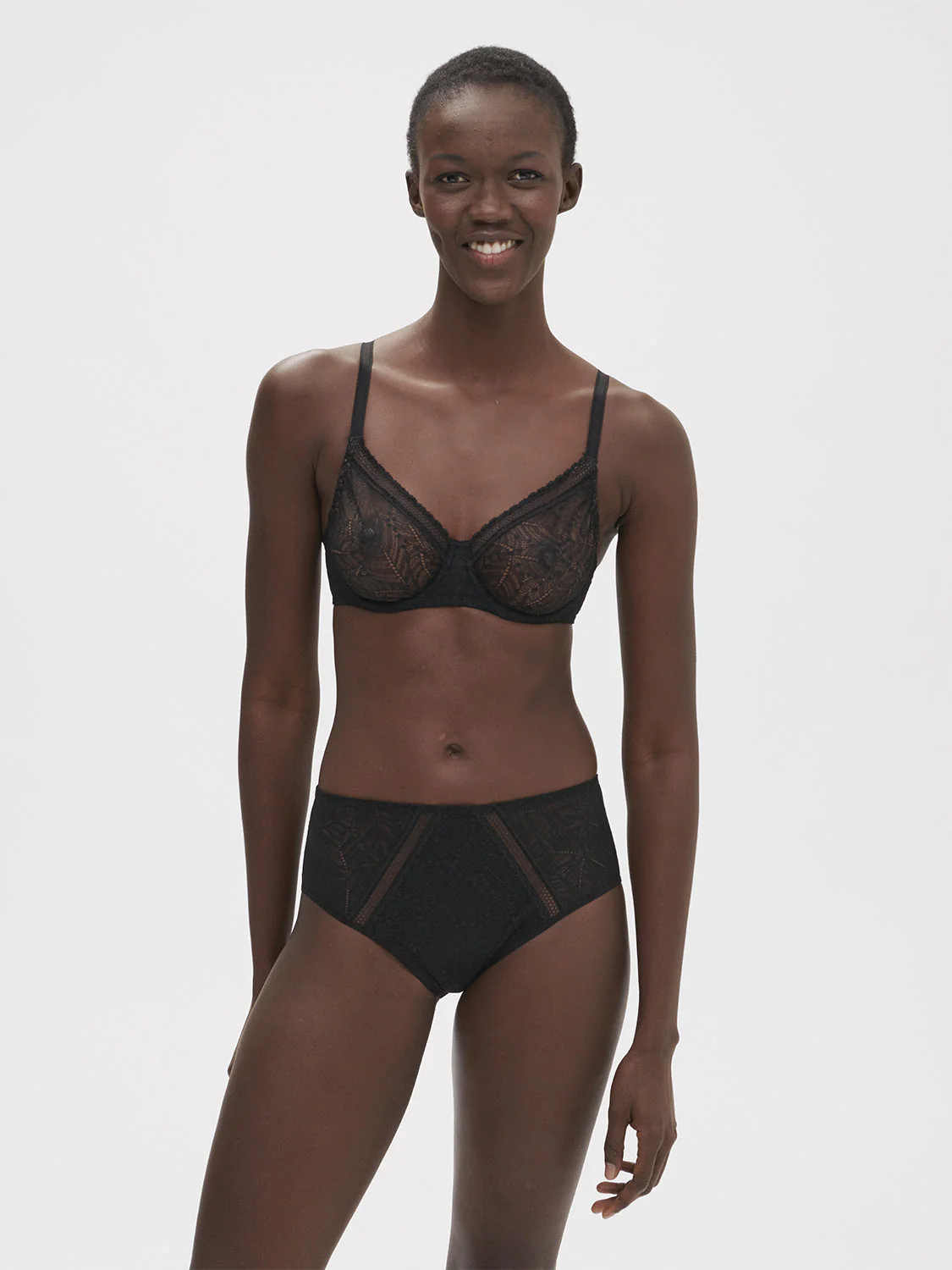 Underwired bra - Black - Image 8