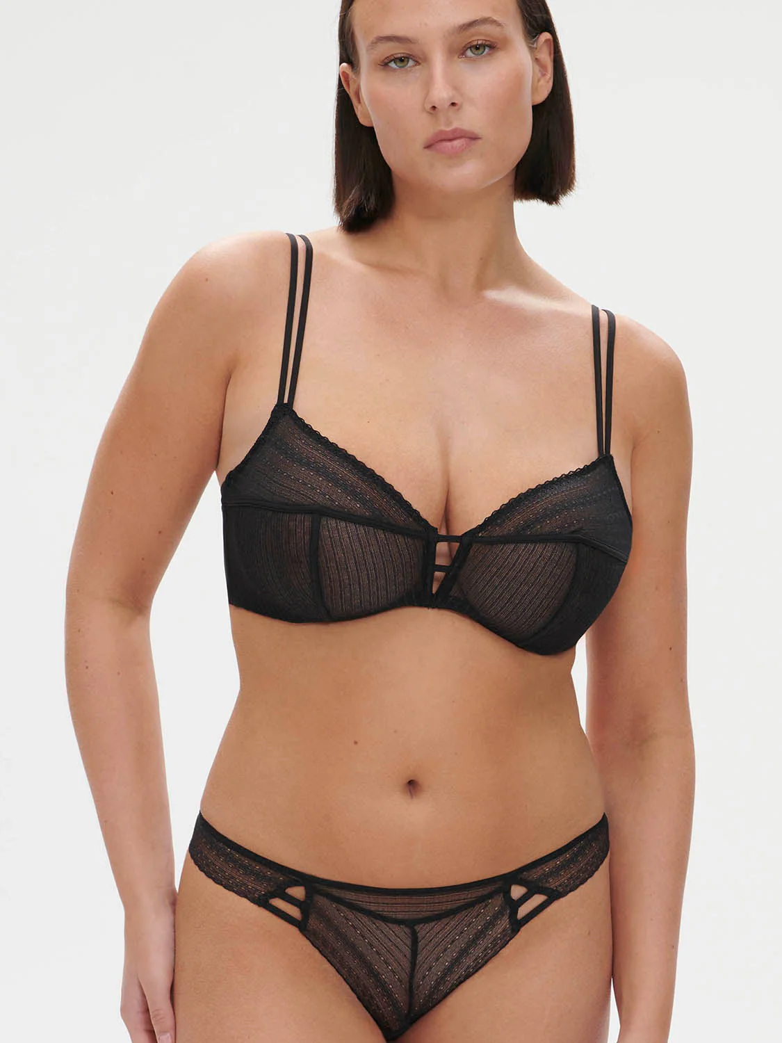 Underwired bra - Black - Image 7