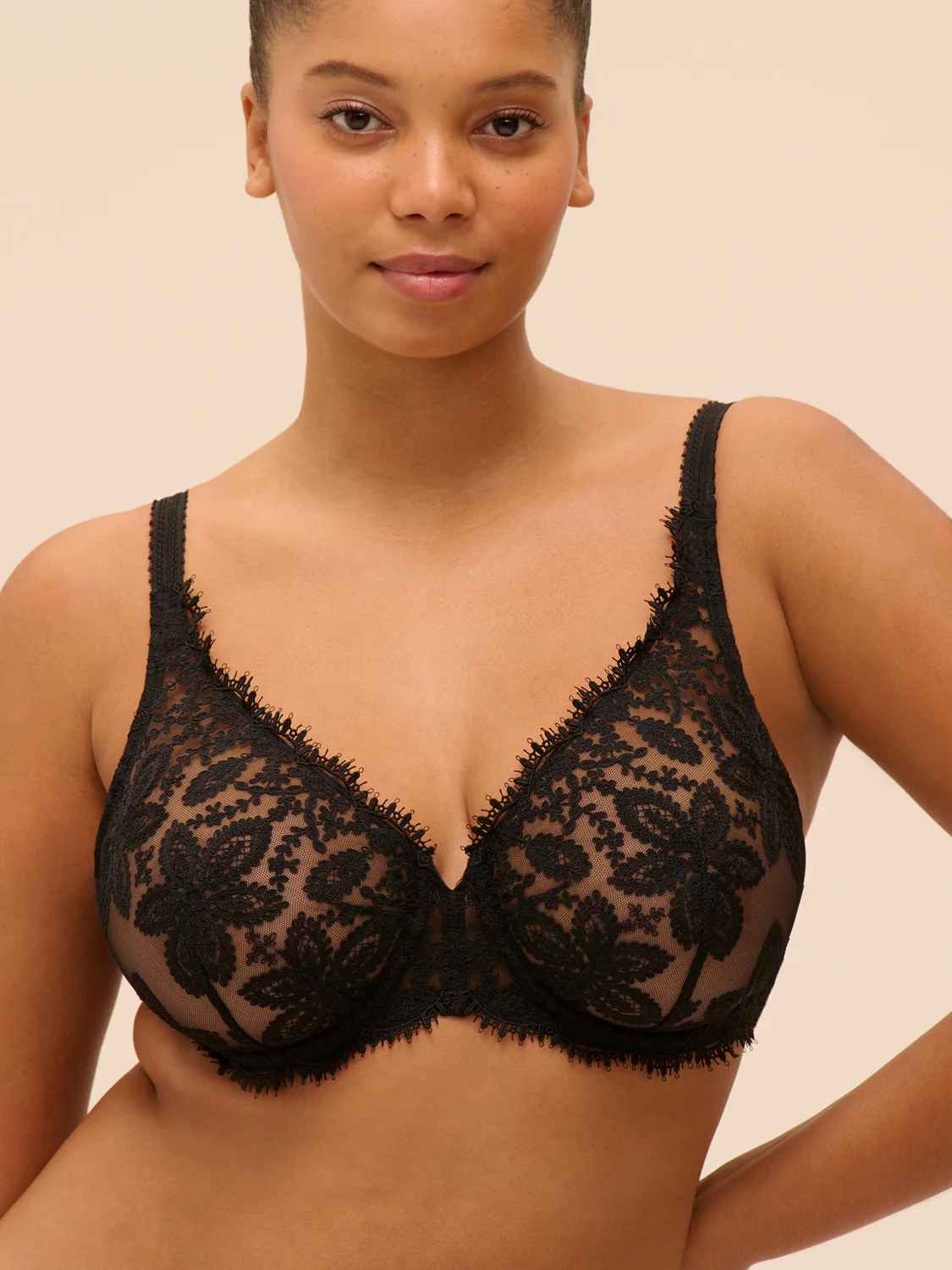 Underwired bra - Black - Image 10