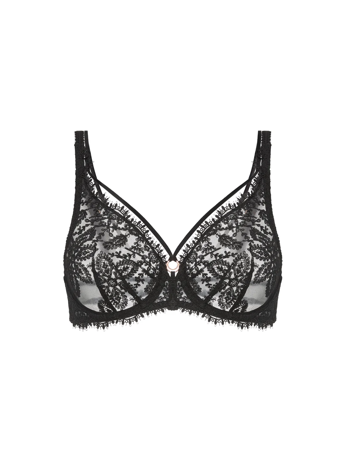 Underwired bra - Black - Image 11