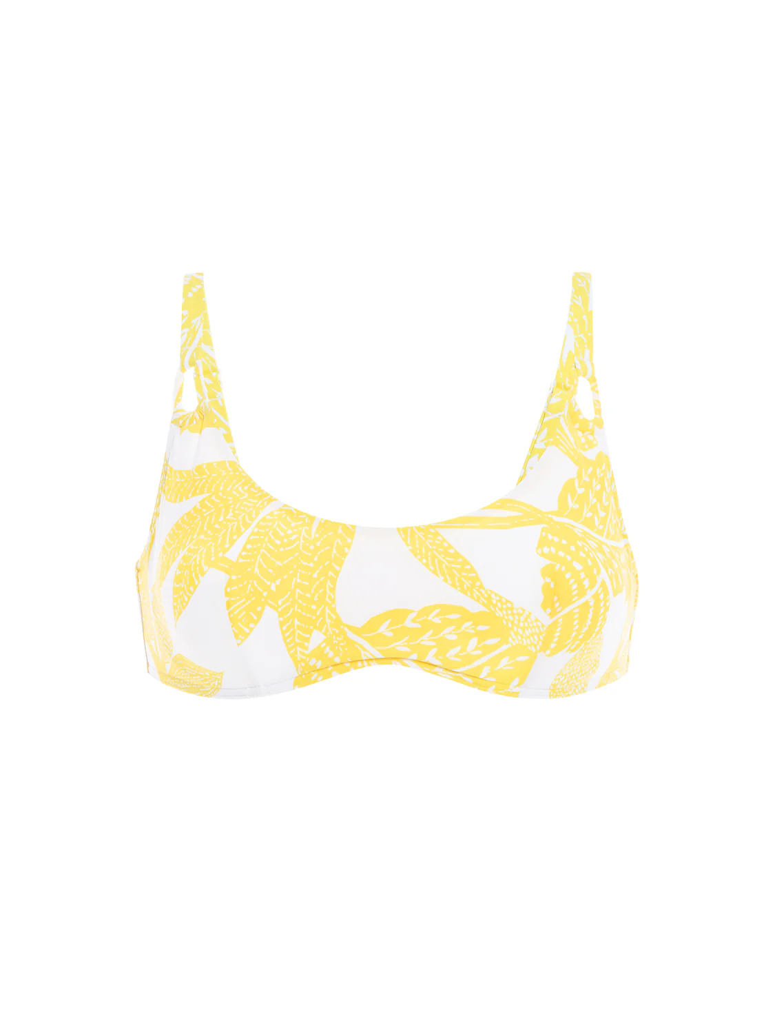 Underwired bralette - Plumeria Print - Image 6