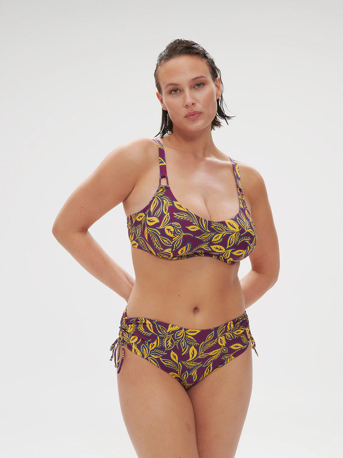 Underwired brassière - Agadir Purple Print - Image 9