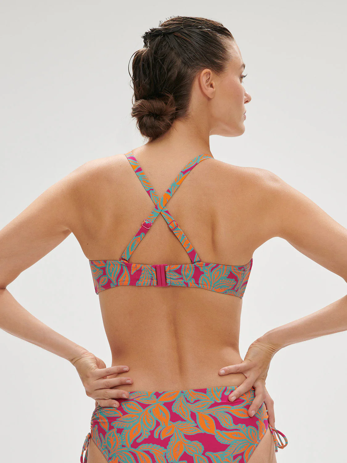 Underwired brassière - Menara Pink Print - Image 3