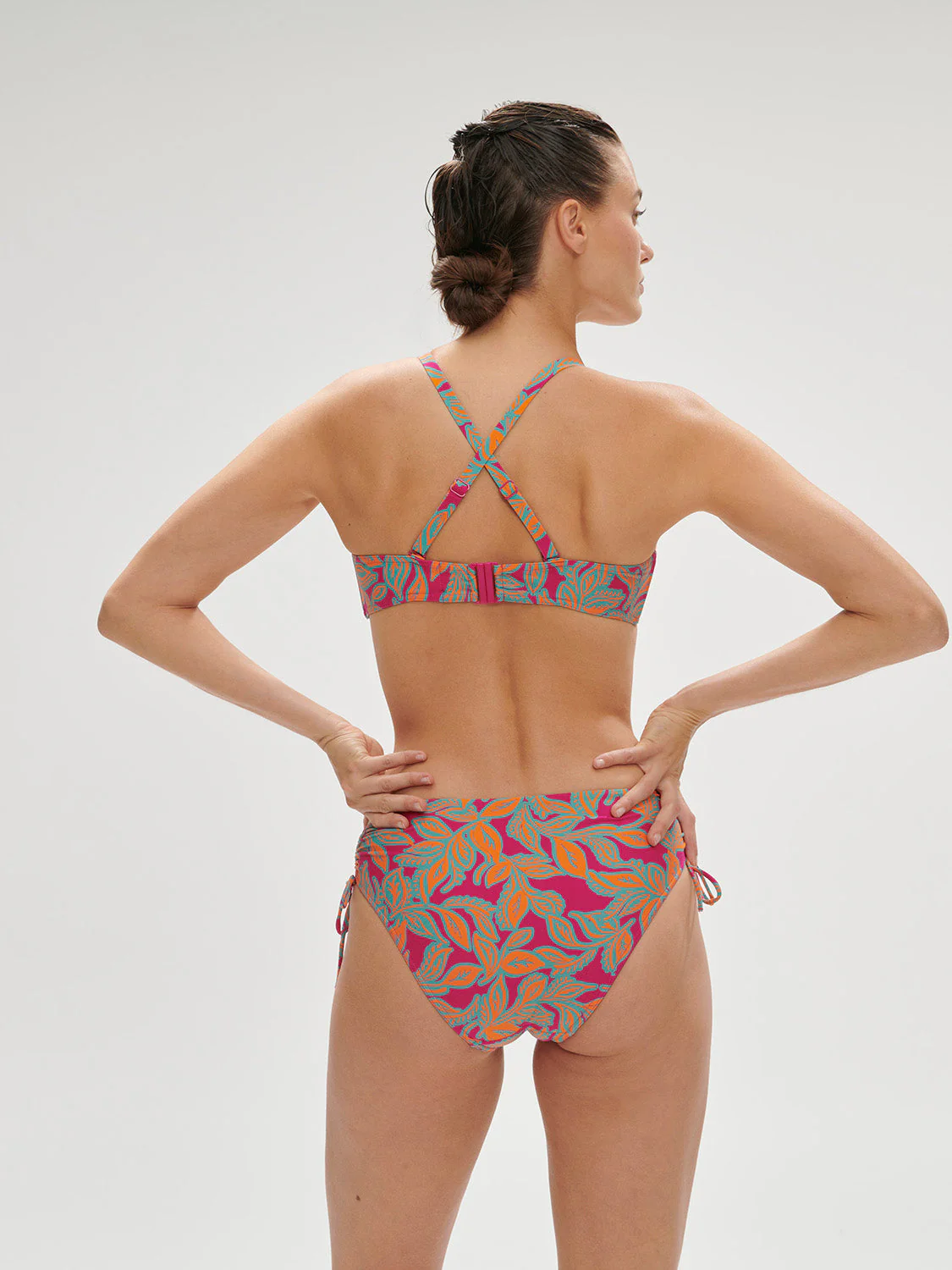 Underwired brassière - Menara Pink Print - Image 7