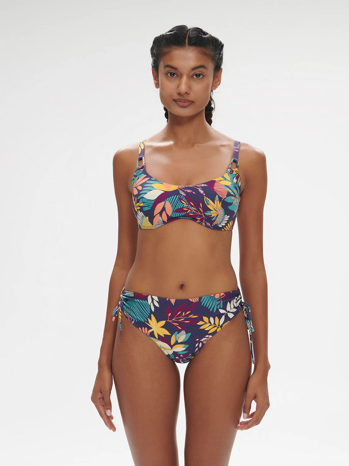 Underwired brassière - Seaside Blue Print - Image 4